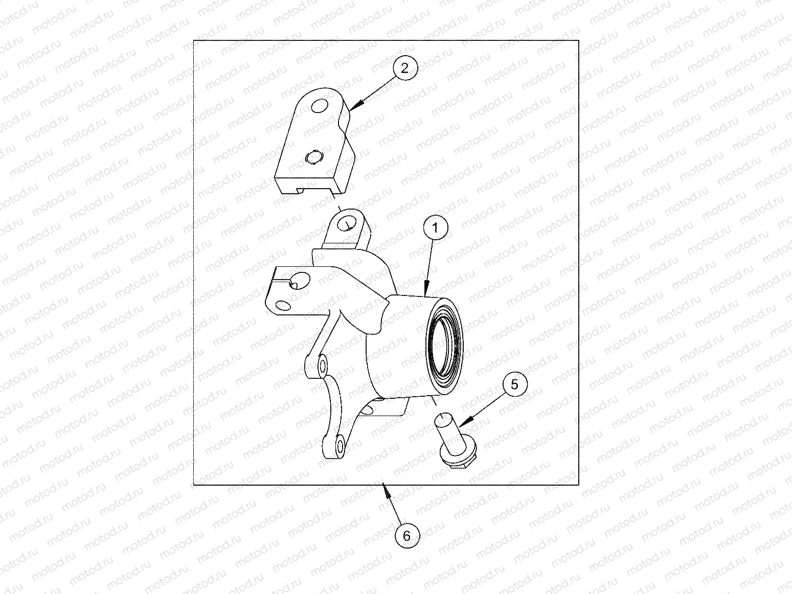 STEERING | STEERING, KNUCKLE, LEFT, 9.21 DISC - e2/e4/eS (49GEMSTEER11KNUCKLELTE2)