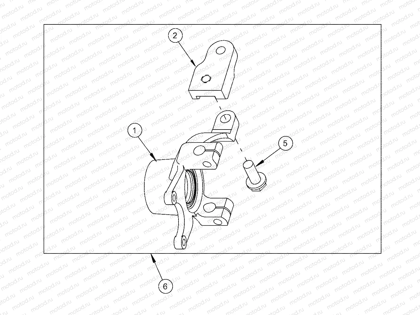 STEERING | STEERING, KNUCKLE, RIGHT, 9.21 DISC - L12G2A/L12G4A/L12G6A/L12G2S/L12G4S/L12G6S/L12G2L/L12G2D (49GEMSTEER11KNUCKLERTE2)