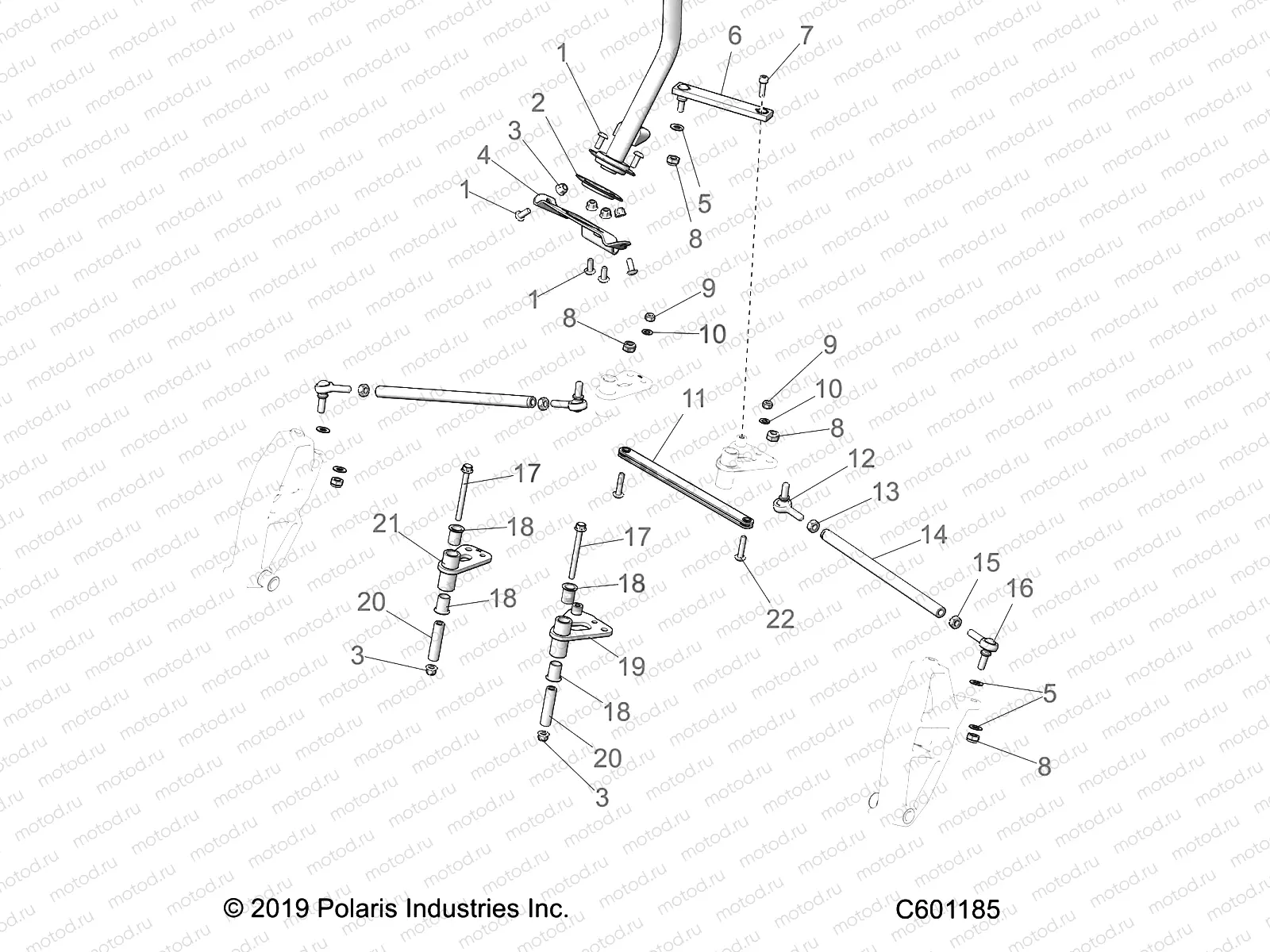 STEERING | STEERING, LOWER - S22CFF5TSL (C601185)