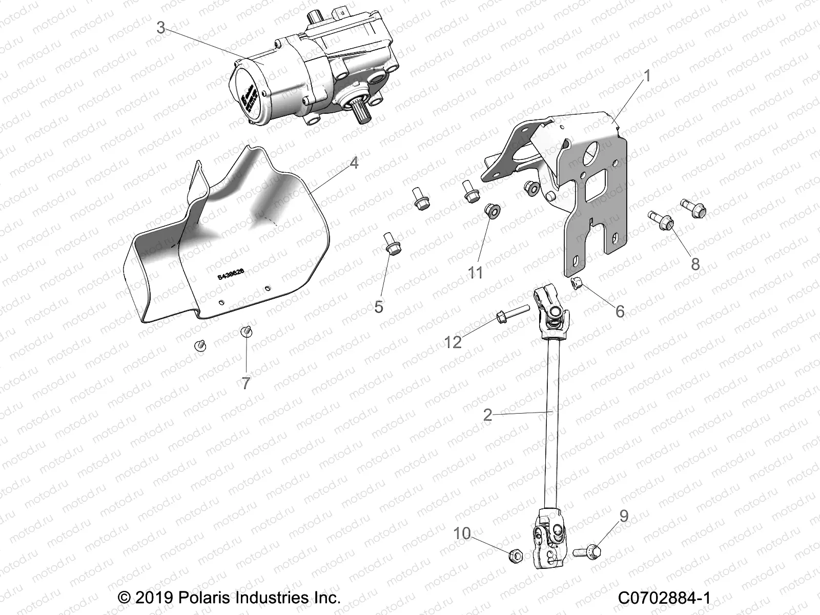 STEERING | STEERING, LOWER - Z21RAU92AN/BN (C0702884-1)