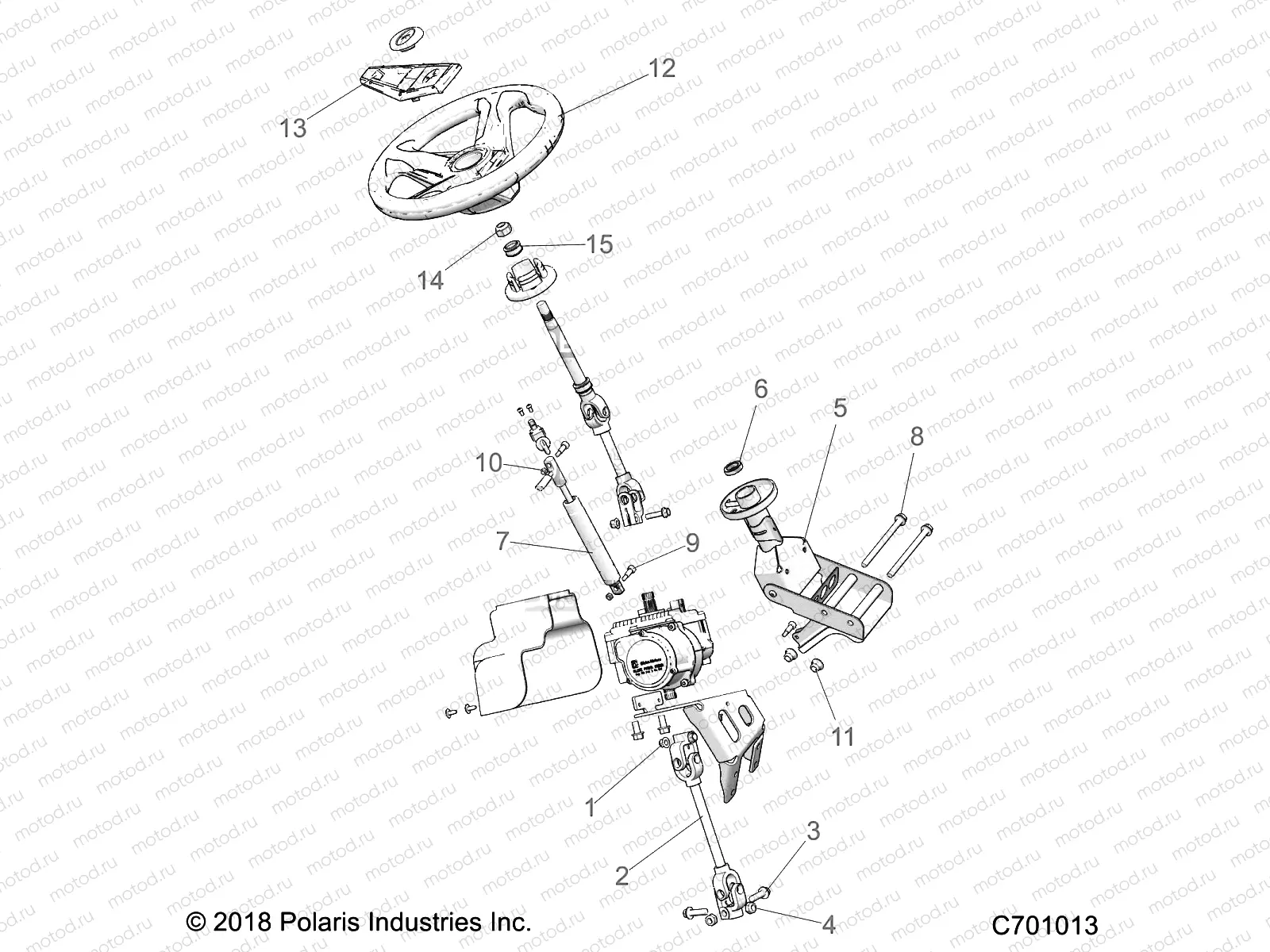 STEERING | STEERING, MANUAL ASM. - Z20ASA87B2 (C701013)