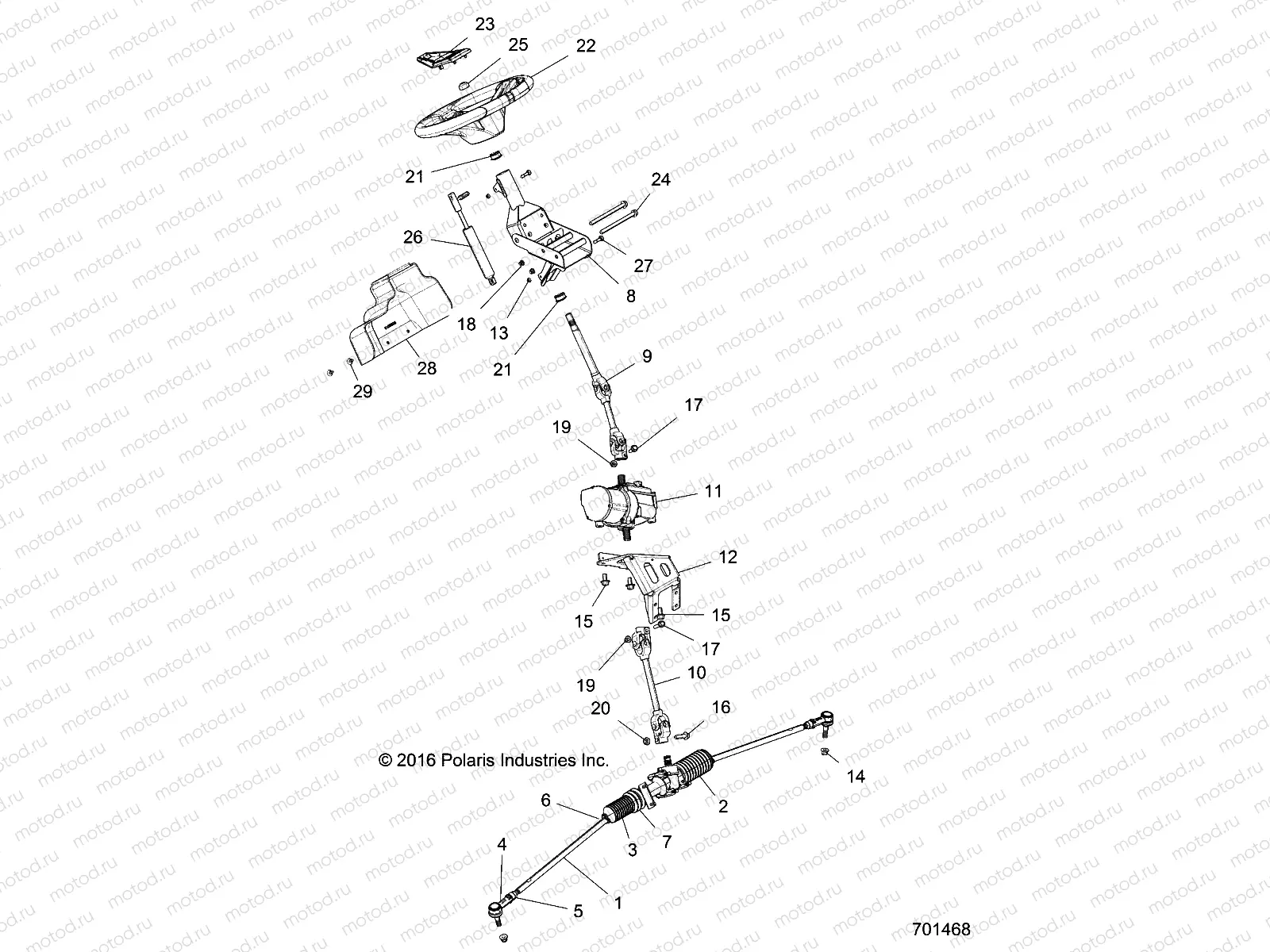 STEERING | STEERING, POWER STEERING ASM. - Z18VFE99NK (701468)