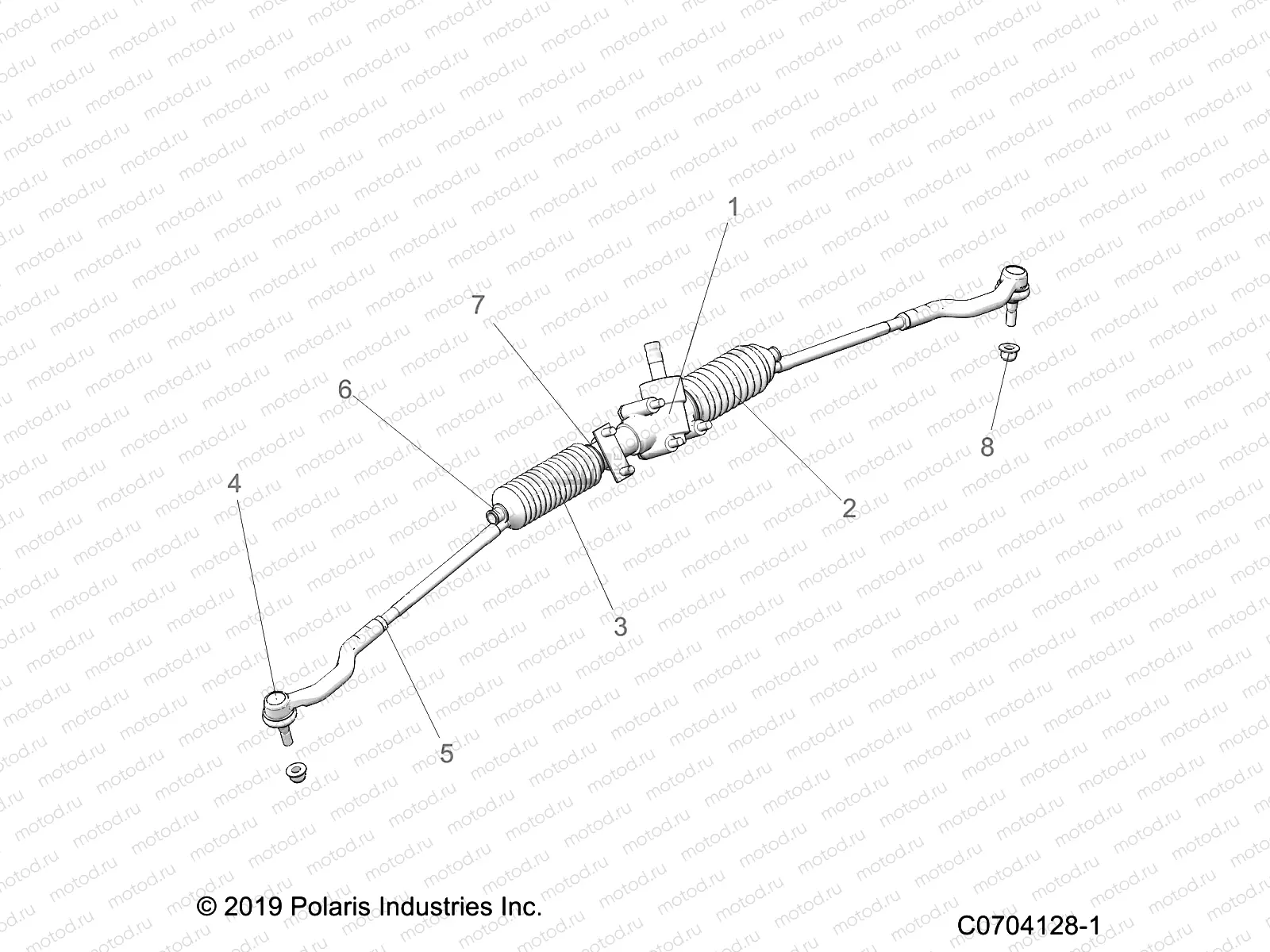 STEERING | STEERING, RACK AND PINION - Z22NAE99AJ/AN/BJ/BN (C0704128-1)