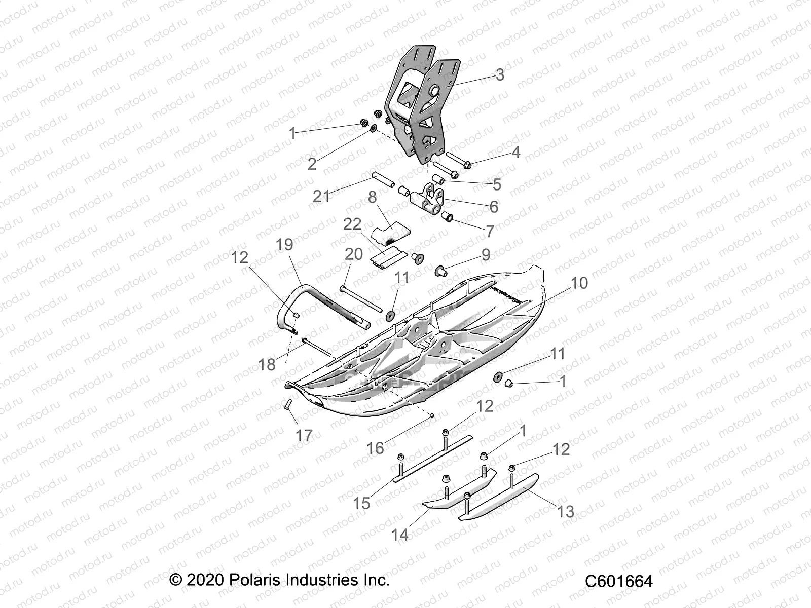 STEERING | STEERING, SKI ASM. - J22DRBX/DREX/DRGX/DRHX/DMCX/DMFX/DMGX ALL OPTIONS (C601664)