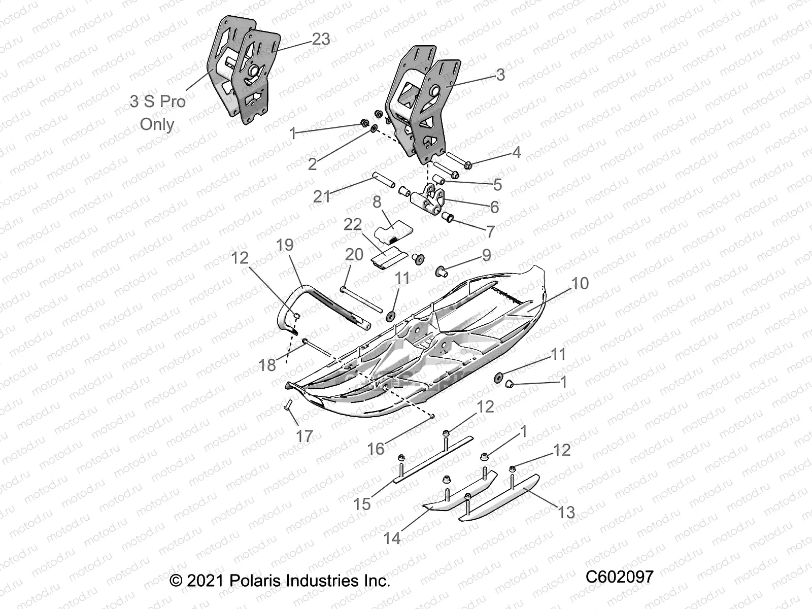 STEERING | STEERING, SKI ASM. - J22UKB/UKE/UMC/UMF/UMG/UMH/USB ALL OPTIONS (C602097)