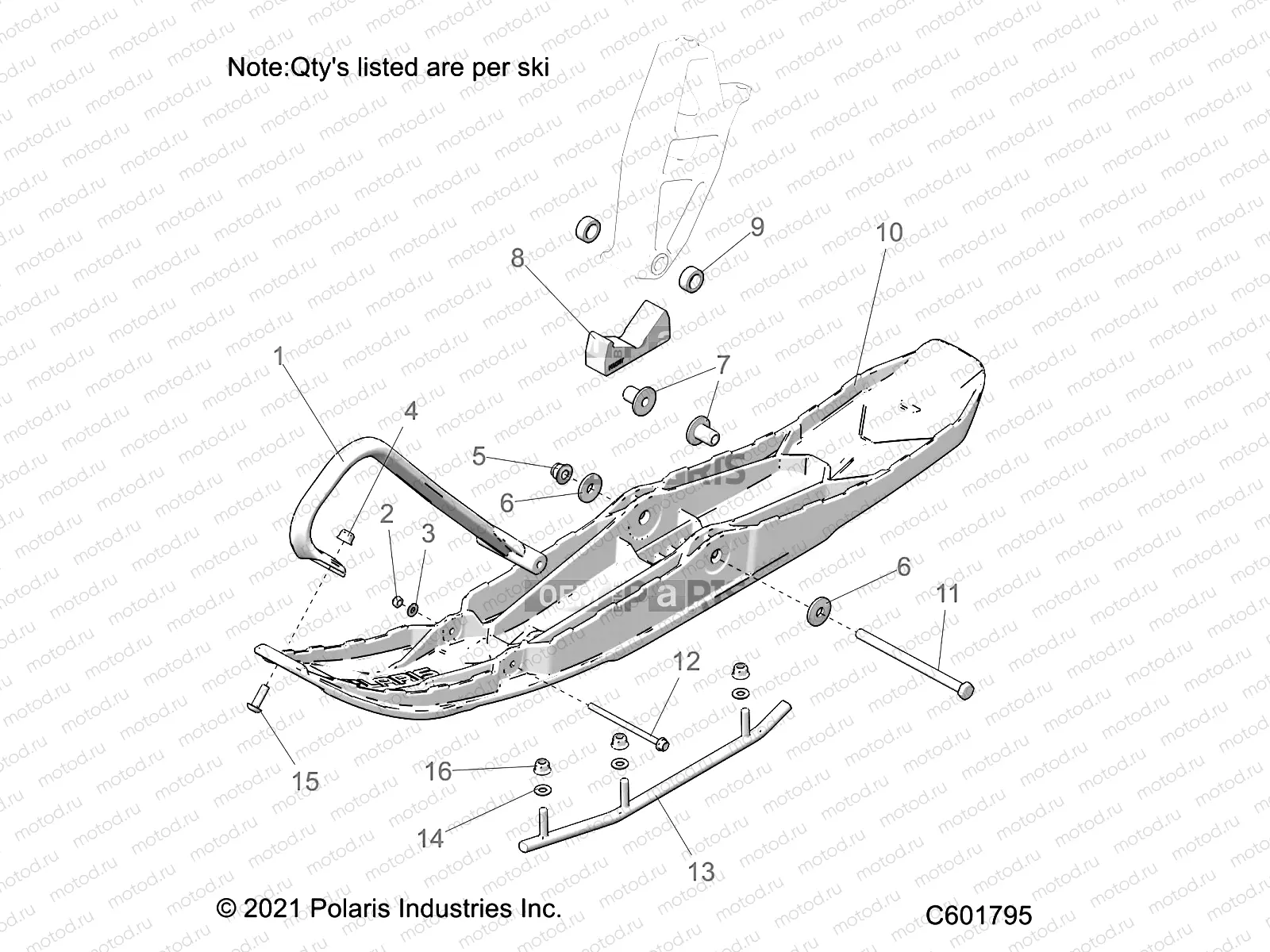 STEERING | STEERING, SKI ASM. - M23FJE9FS/9FE (C601795)