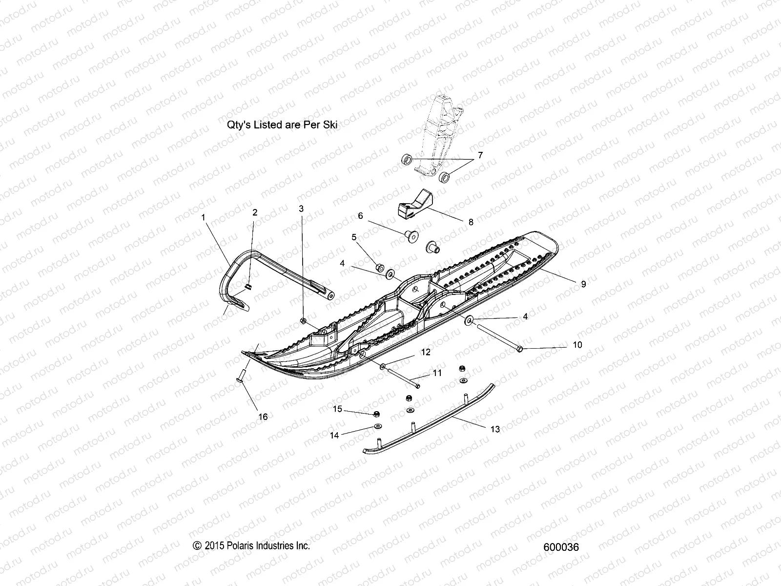 STEERING | STEERING, SKI ASM. - S21EFK6PS/6PE (600036)
