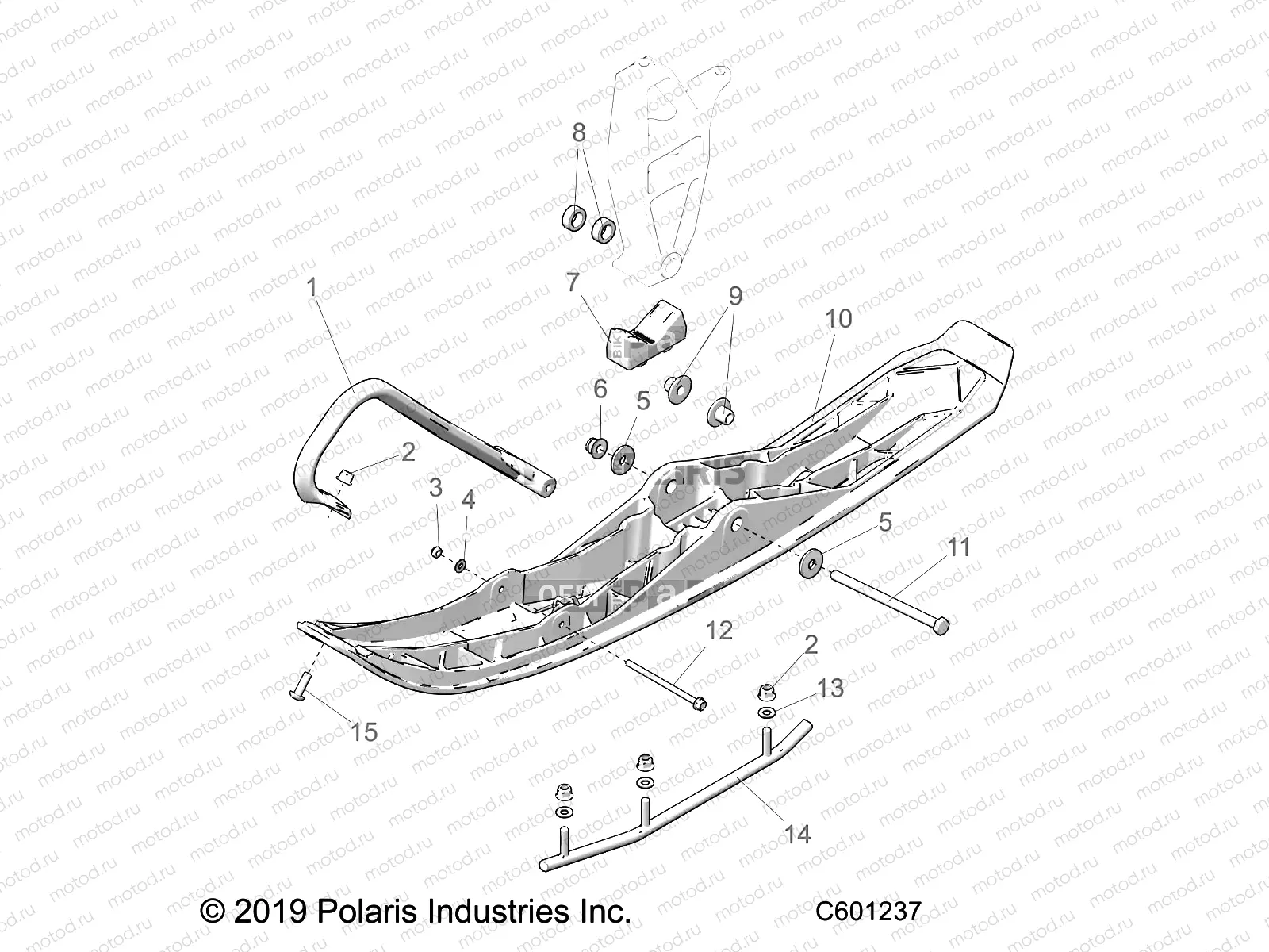 STEERING | STEERING, SKI ASM. - S22CBU5TSL (C601237)