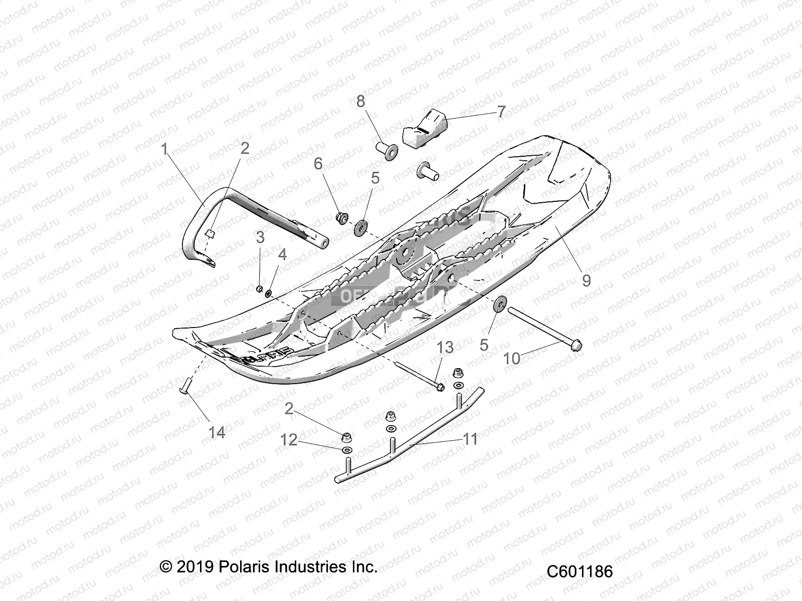 STEERING | STEERING, SKI ASM. - S22CFF5TSL (C601186)
