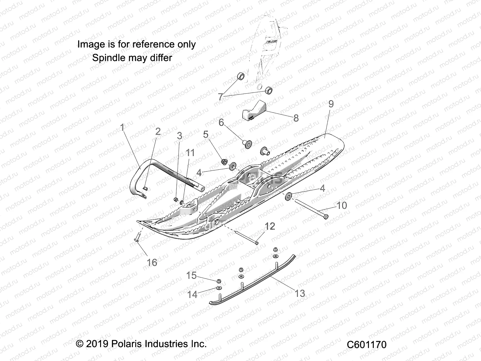 STEERING | STEERING, SKI ASM. - S22EGE8RS/D8RS ALL OPTIONS (C601170)