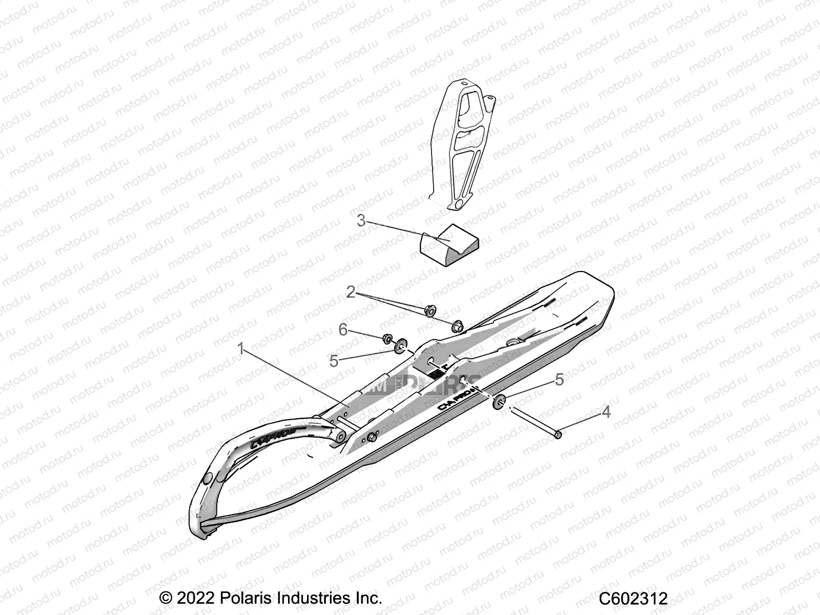 STEERING | STEERING, SKI ASM. - S23MDX6DSA/6DEA (C602312)