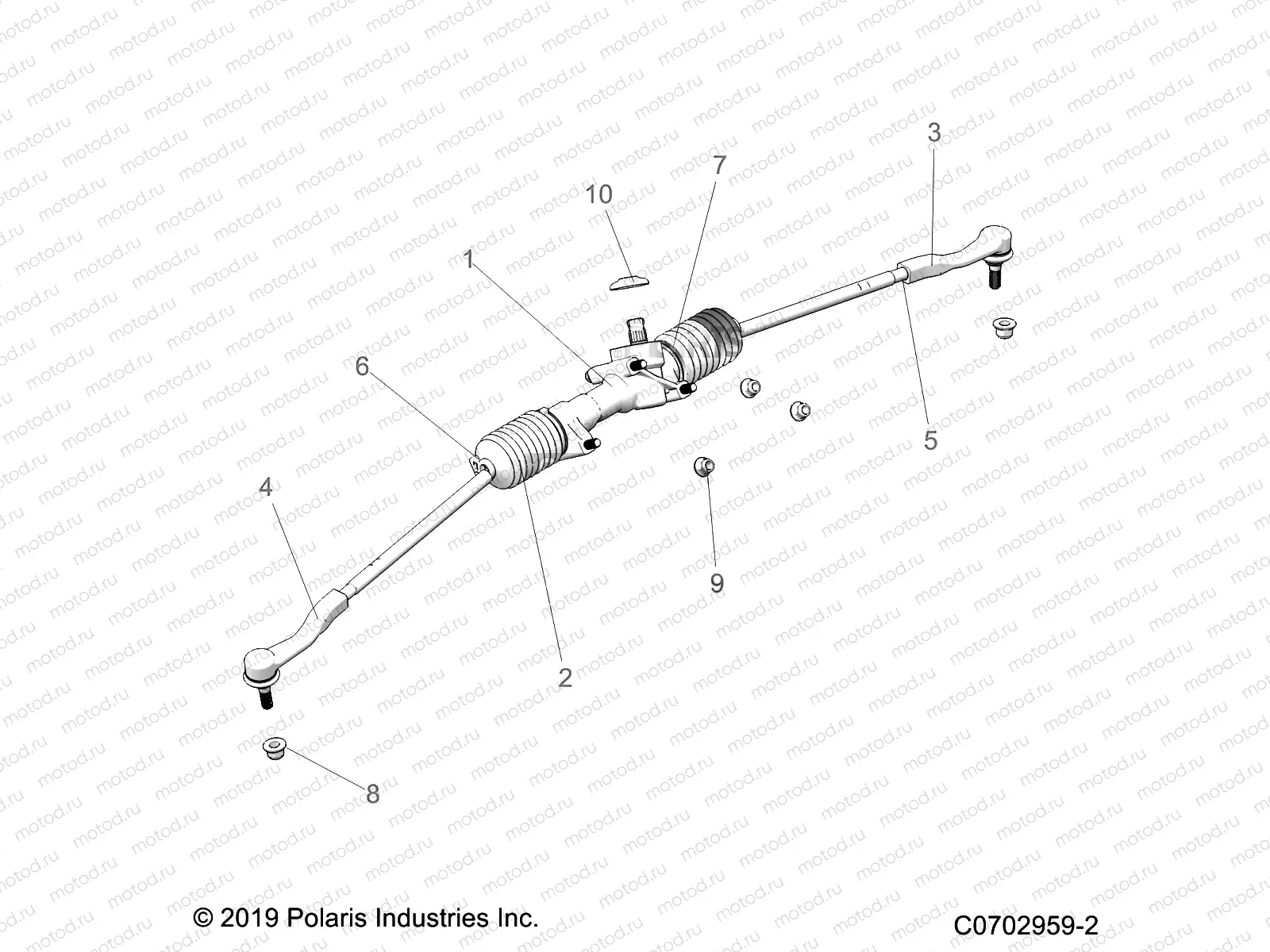 STEERING | STEERING, STEERING ARM - D20BBP99A4/B4/FP99A4 (C0702959-2)