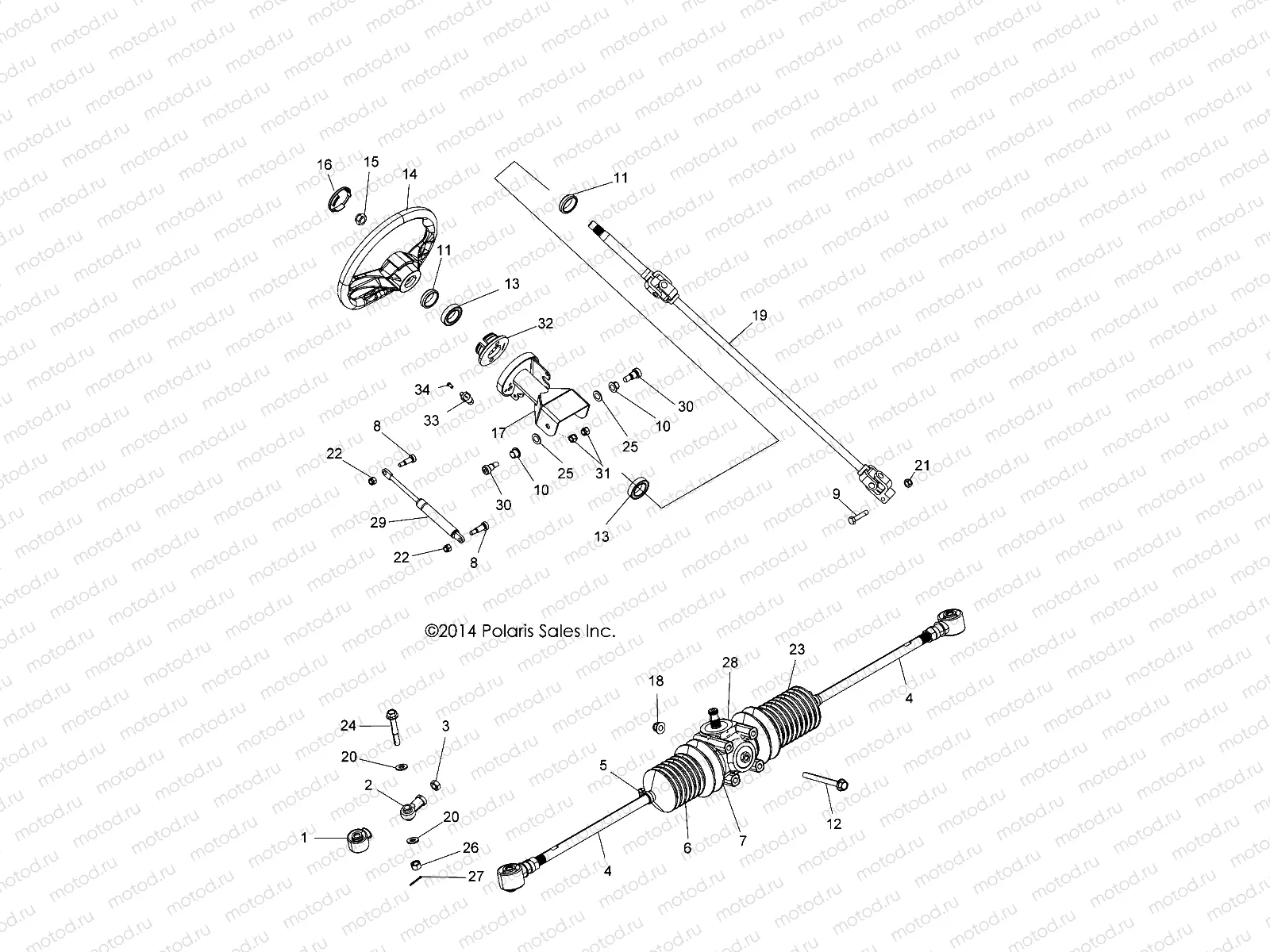 STEERING | STEERING, STEERING ASM. - A16DAA57F1/F2