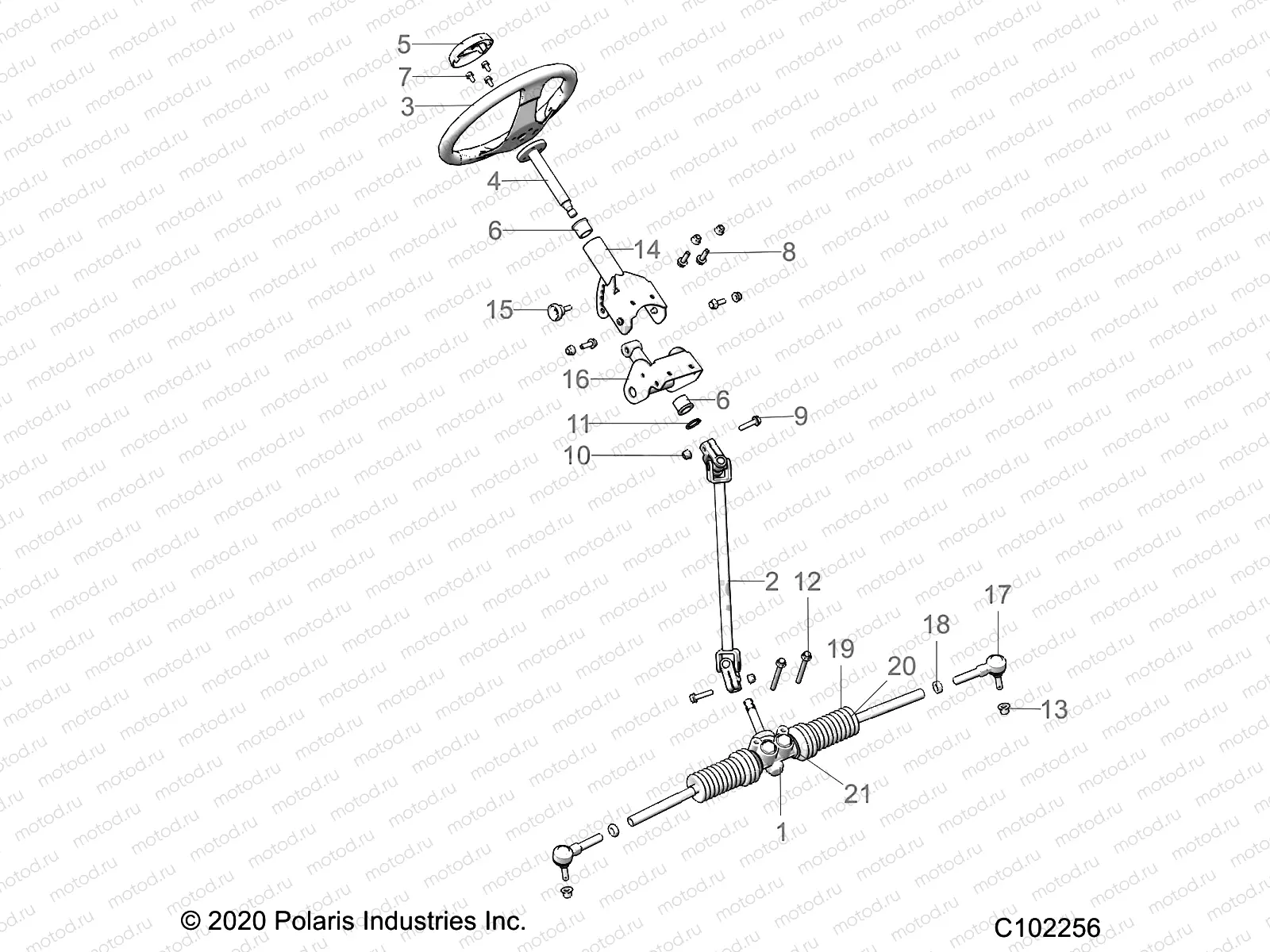 STEERING | STEERING, STEERING ASM. - A20HZB15A1/A2/B1/B2 (C102256)