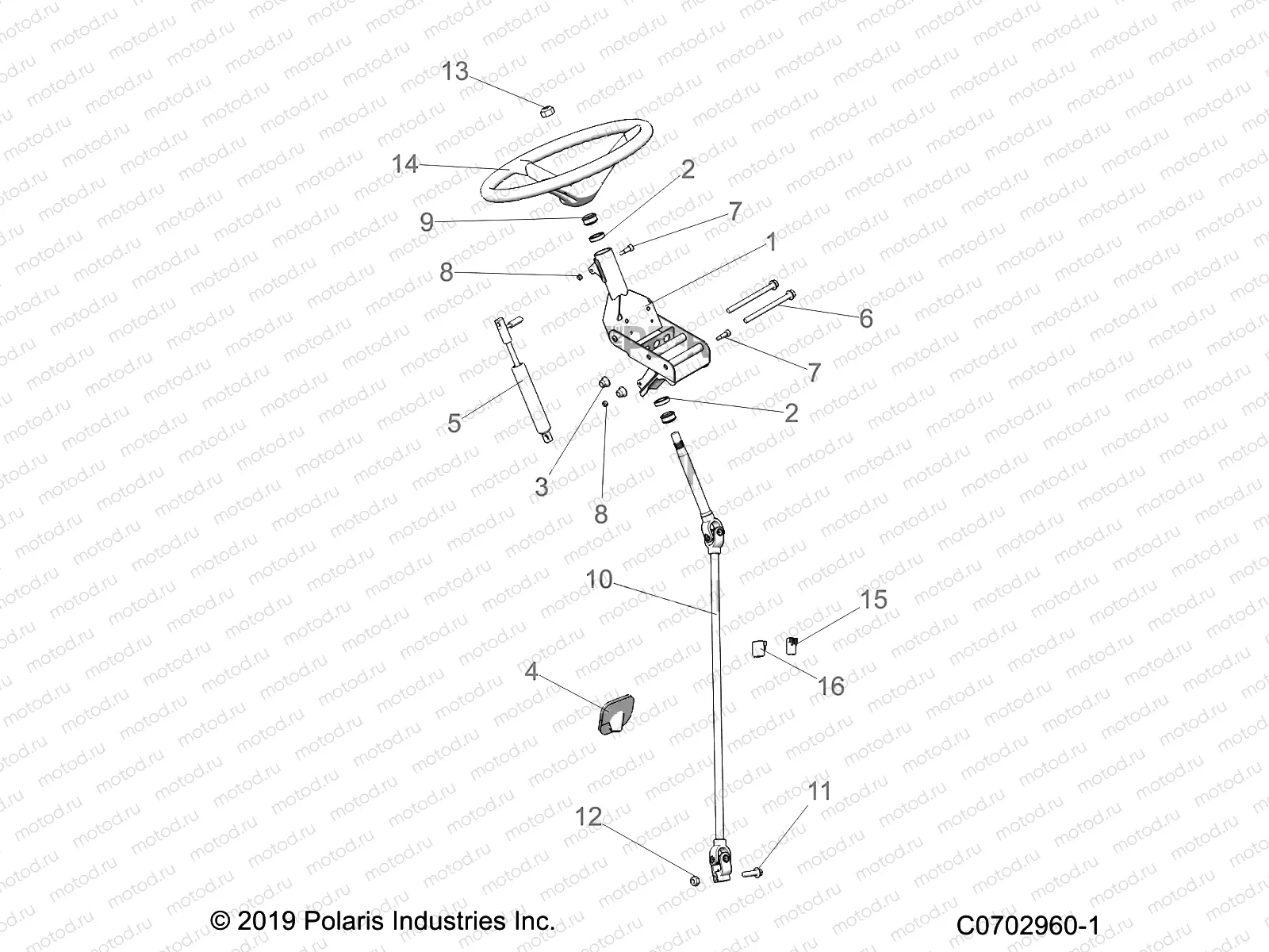 STEERING | STEERING, STEERING ASM. - D20BBP99A4/B4/FP99A4 (C0702960-1)