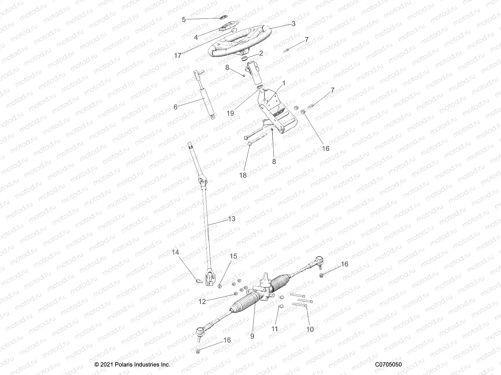 STEERING | STEERING, STEERING ASM. - D22M4A57B4/G57B4 (C0705050)