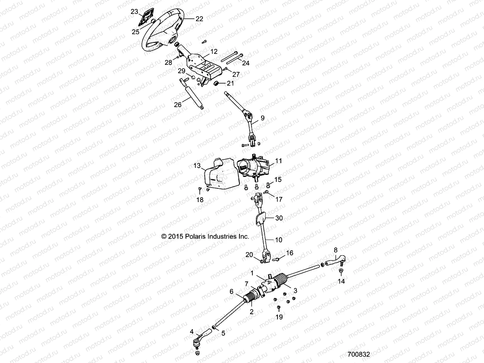 STEERING | STEERING, STEERING ASM. - G20G4D99AS/BS (700832)