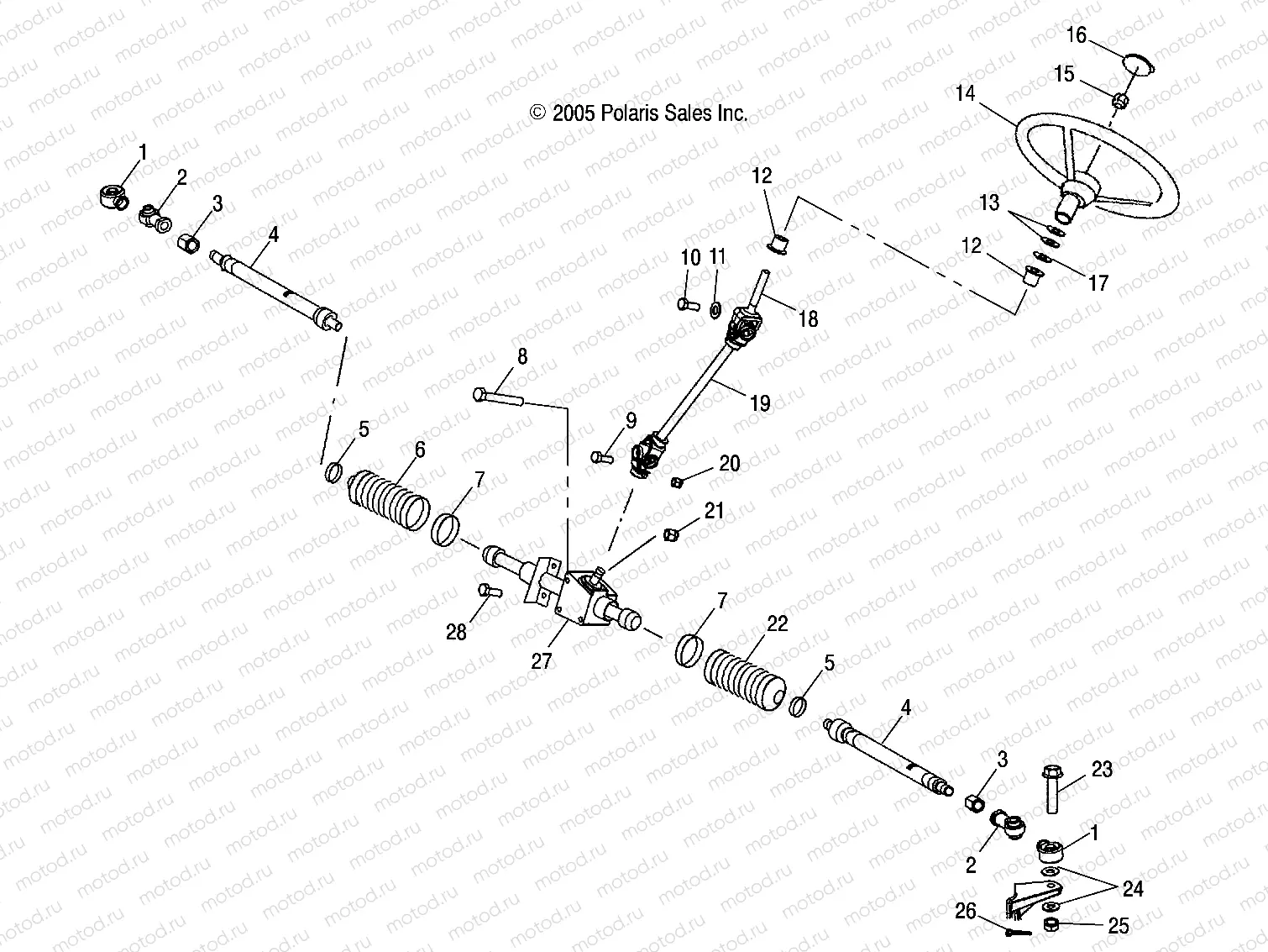 STEERING | STEERING, STEERING ASM. - R09RF68AF/AR/AZ (4999202259920225B14)
