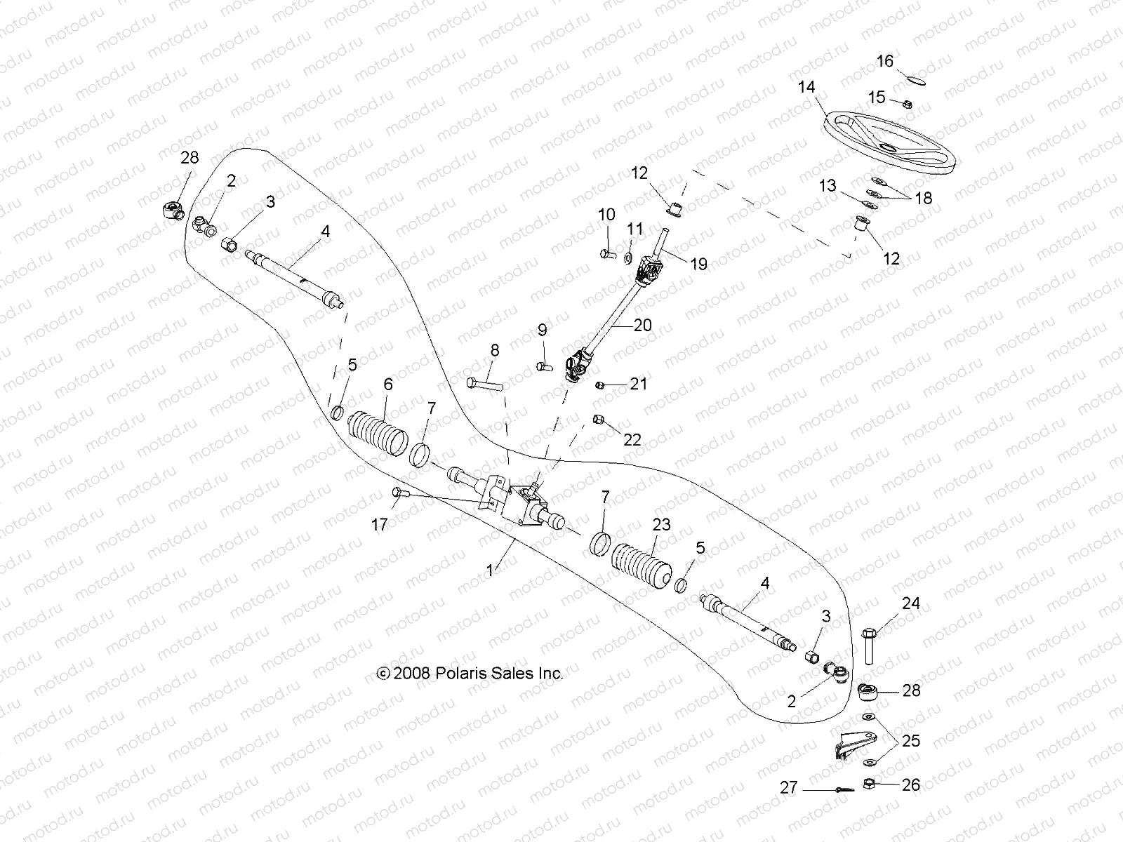 STEERING | STEERING, STEERING ASM. - R09WH68AC/AG/AH/AL/AR/AZ (49RGRSTEERING09CREW)