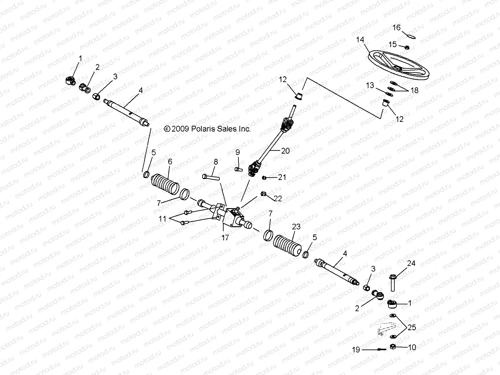 STEERING | STEERING, STEERING ASM. - R12RH50AG/AH/AM/AR/AZ (49RGRSTEERING10)