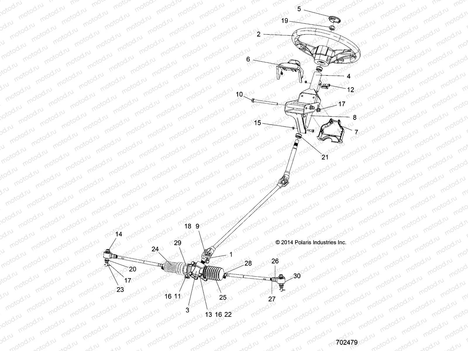 STEERING | STEERING, STEERING ASM. - R15RMAEGJ/GC/EJ (702479)