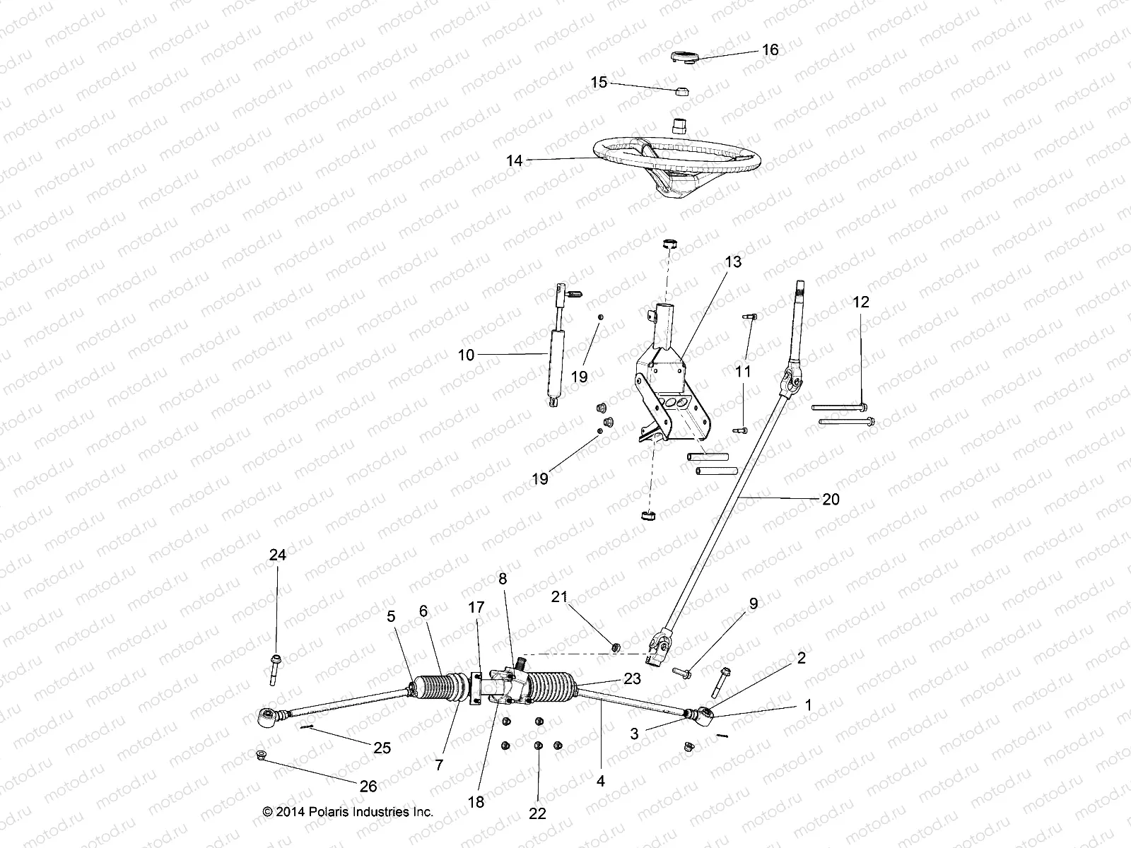 STEERING | STEERING, STEERING ASM. - R15RTAD1AA/EA (49RGRSTEERING151KDSL)