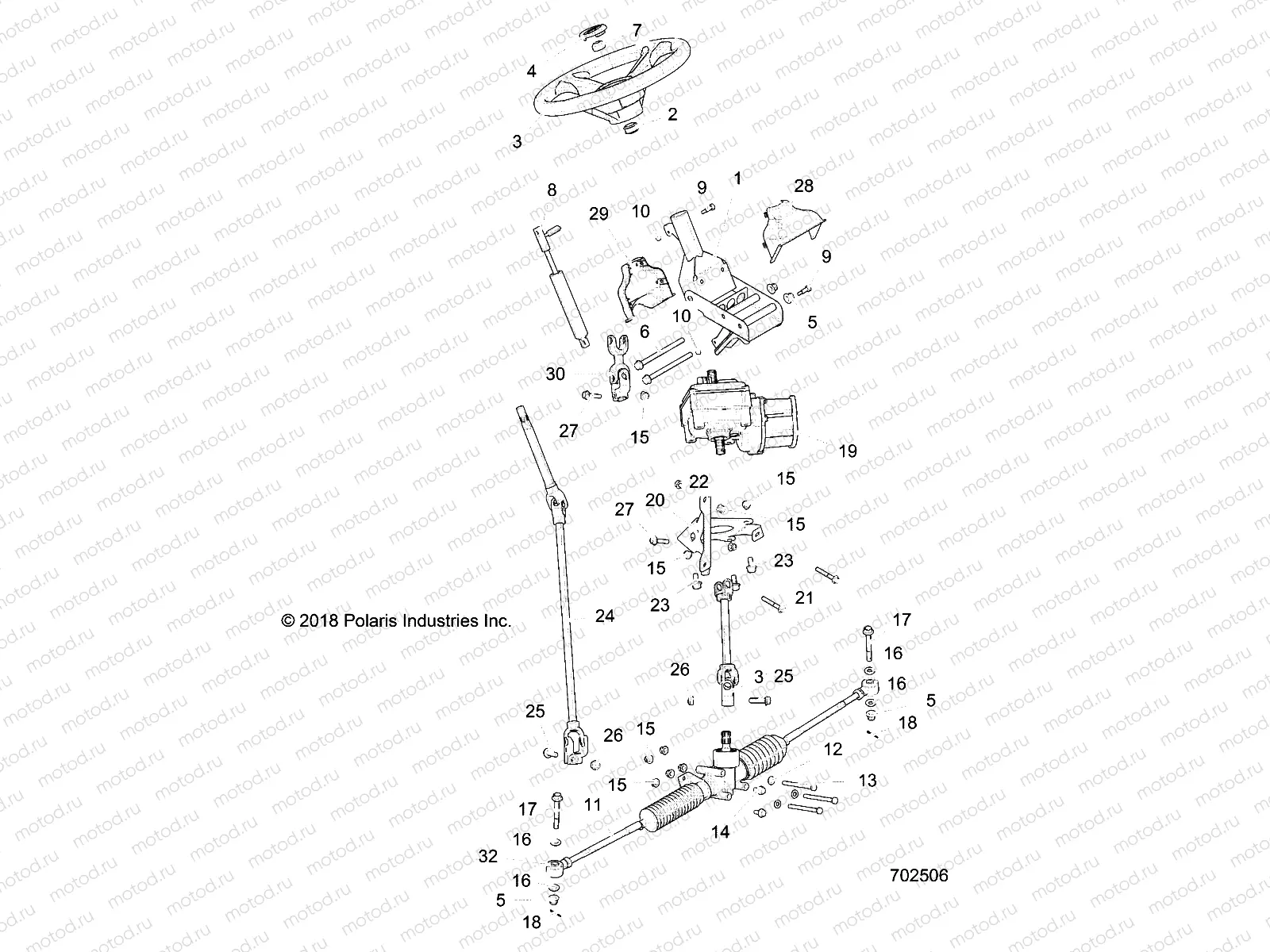 STEERING | STEERING, STEERING ASM. - R16RMA57A1/A4//A9/L1/E57AS/EA9/HAR (702506)