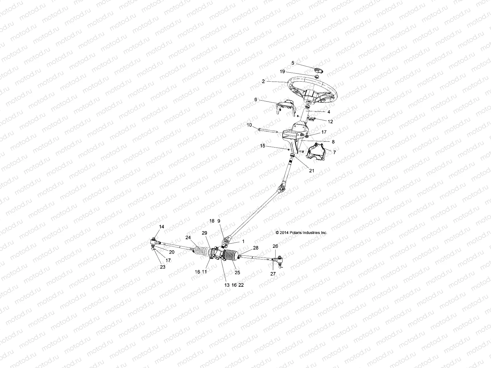 STEERING | STEERING, STEERING ASM. - R16RMAE4G8/G9/N8 (49RGRSTEERING15EV)