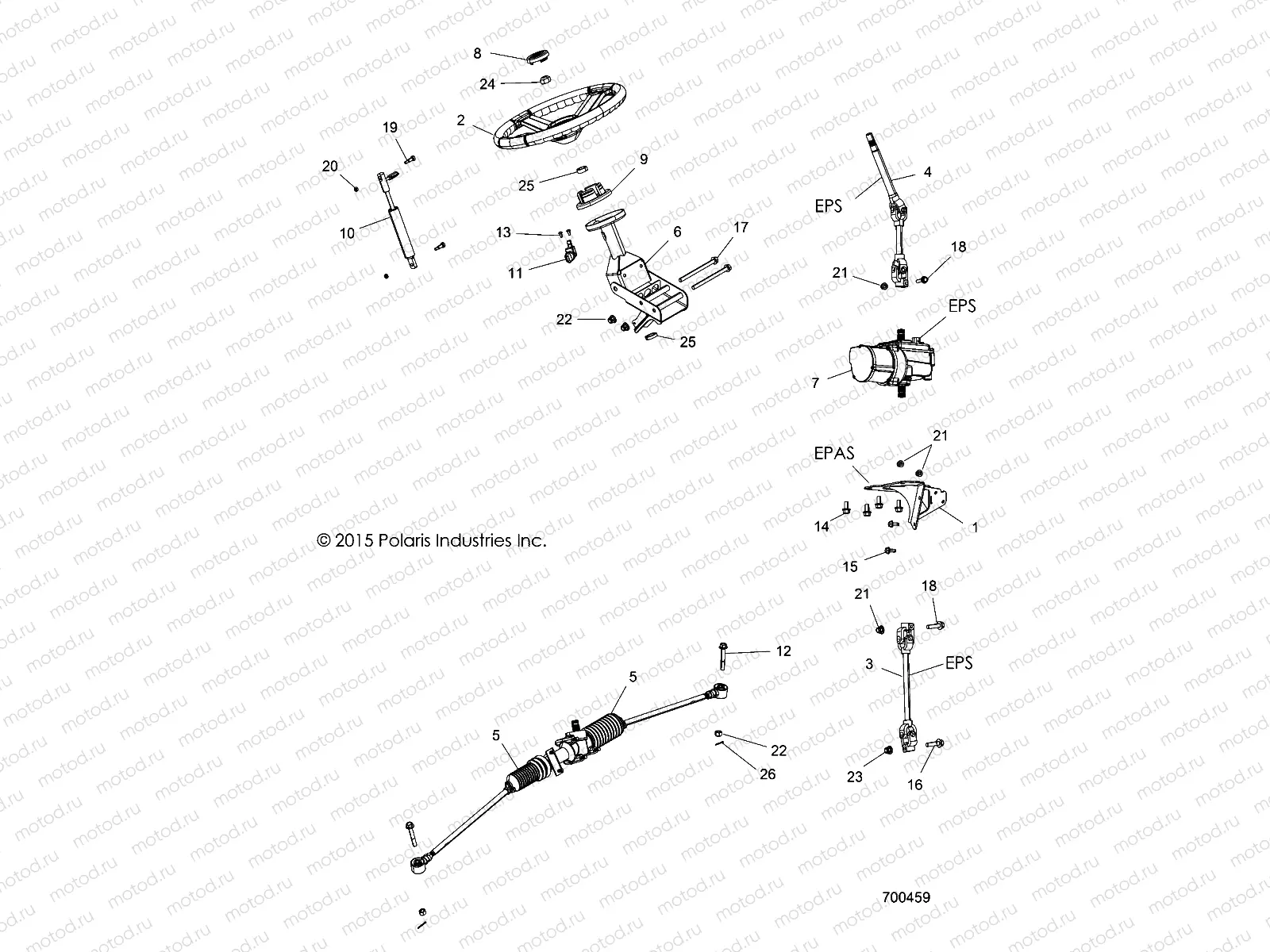 STEERING | STEERING, STEERING ASM. - R16RTED1F1 (700459)
