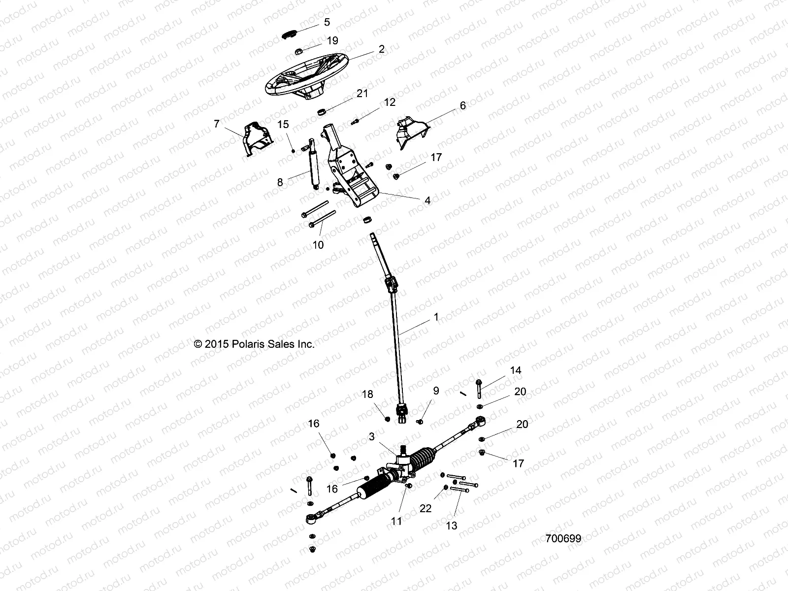 STEERING | STEERING, STEERING ASM. - R17RMAL4G9 (700699)