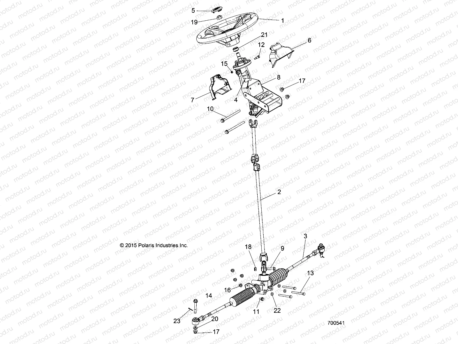 STEERING | STEERING, STEERING ASM. - R18RM250B1 (700541)