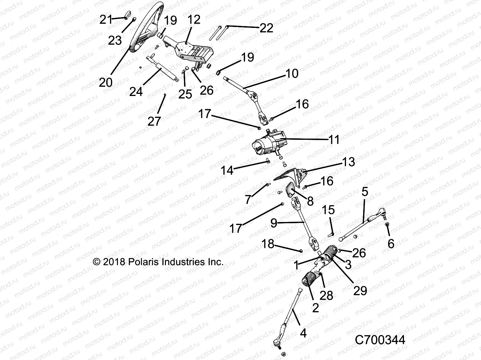 STEERING | STEERING, STEERING ASM. - R19RRE99NS (C700344)