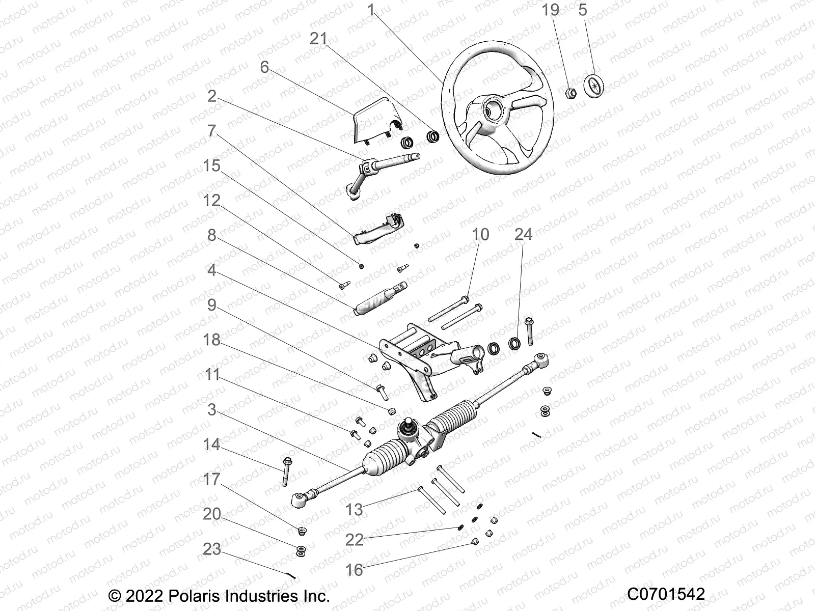 STEERING | STEERING, STEERING ASM. - R20MAAE4G8/G9 (C0701542)