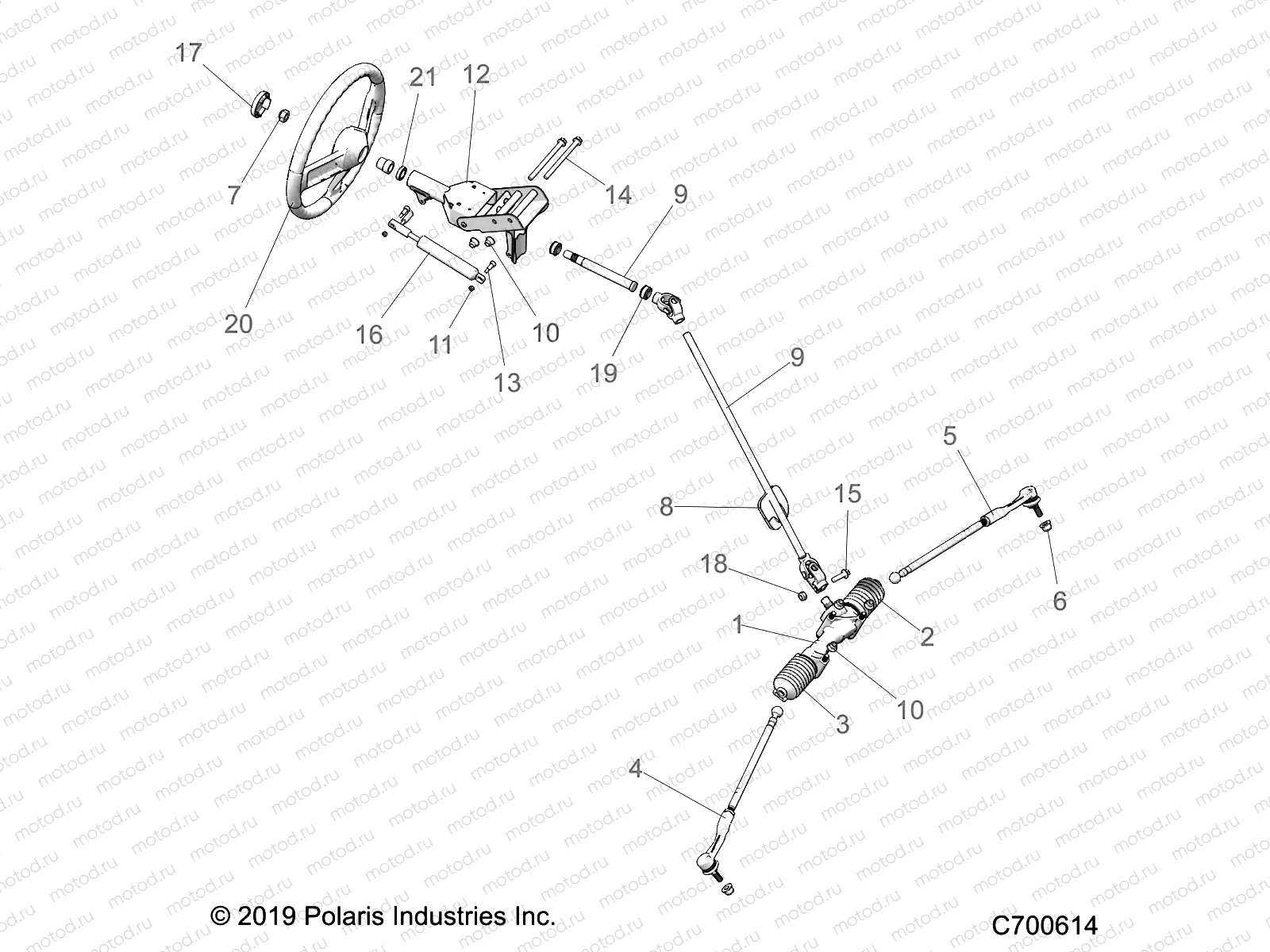 STEERING | STEERING, STEERING ASM. - R21T6A99A1/B1 (C700614)