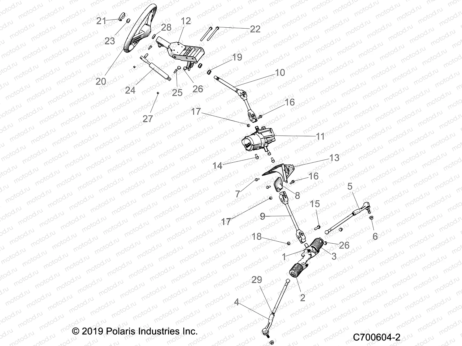 STEERING | STEERING, STEERING ASM. - R21TAU99AP/AG/BP/BG (C700604-2)