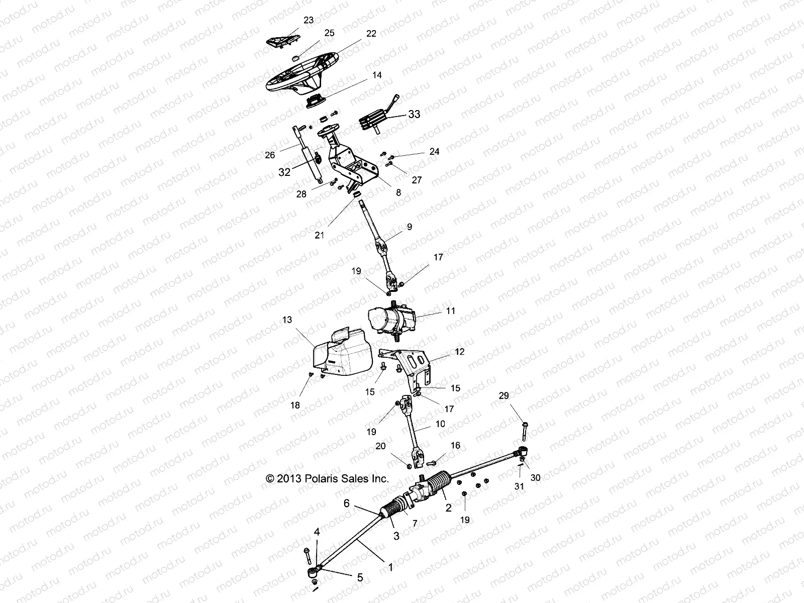 STEERING | STEERING, STEERING ASM. - Z14ST1EFX (49RGRSTEERING141KI)
