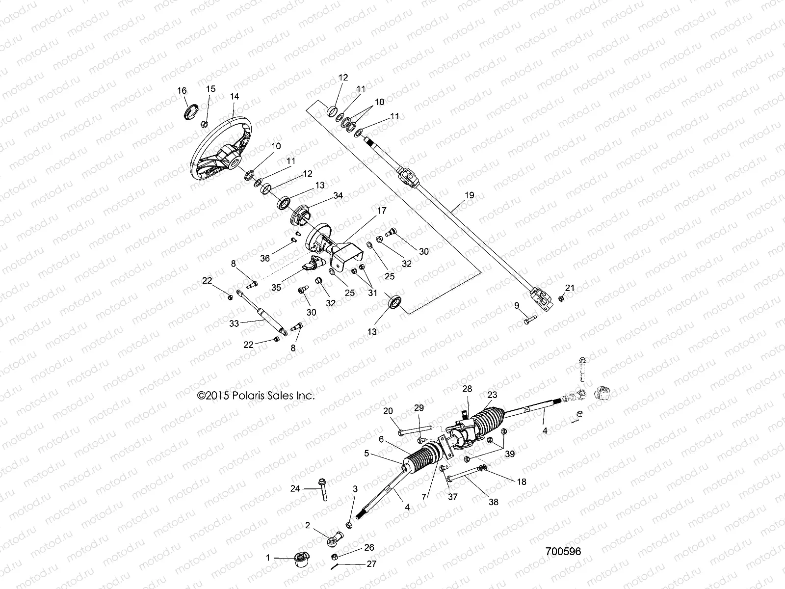 STEERING | STEERING, STEERING ASM. - Z16VHA57FJ (700596)