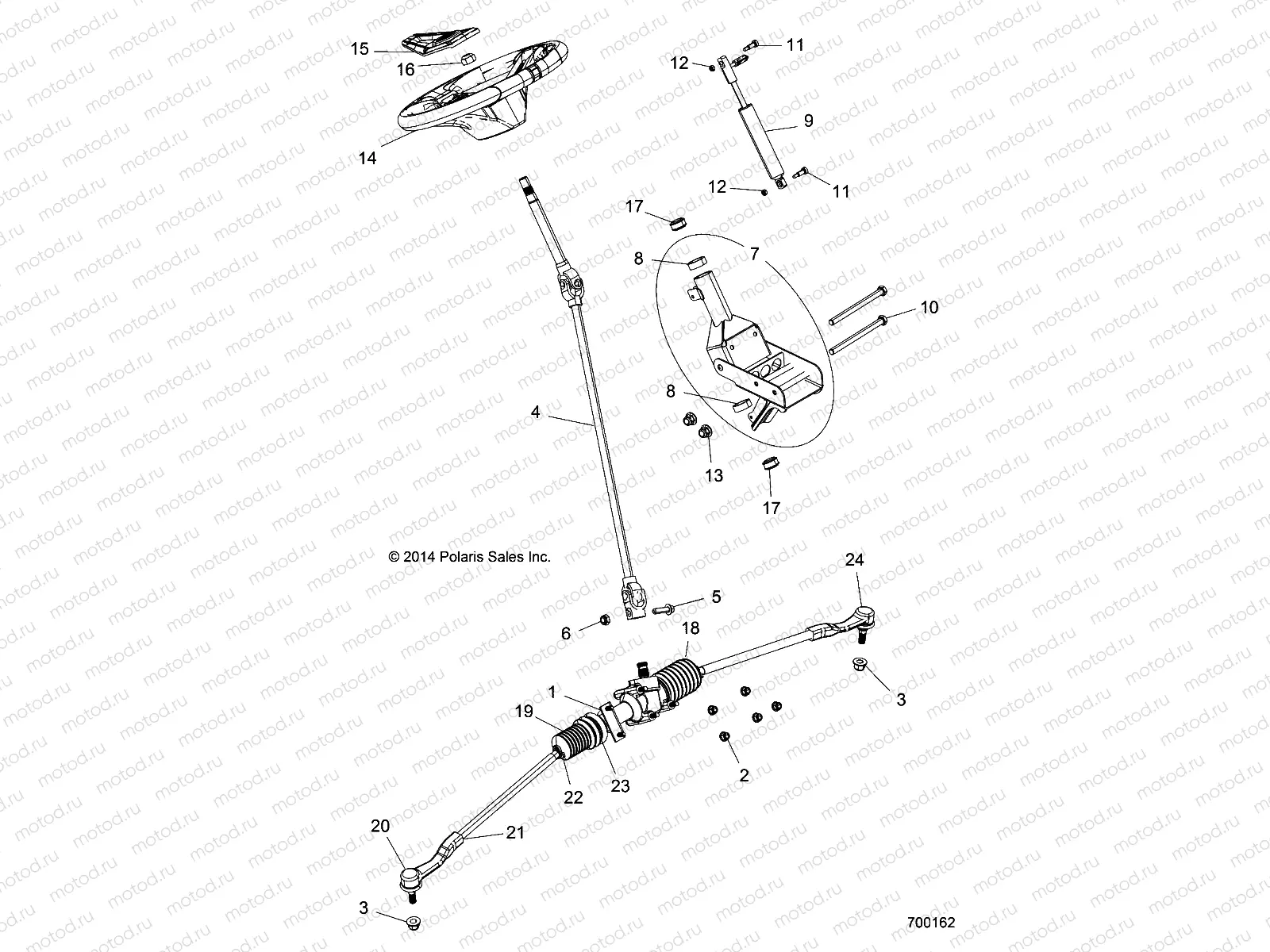 STEERING | STEERING, STEERING ASM. - Z17VAA87A2 (700162)