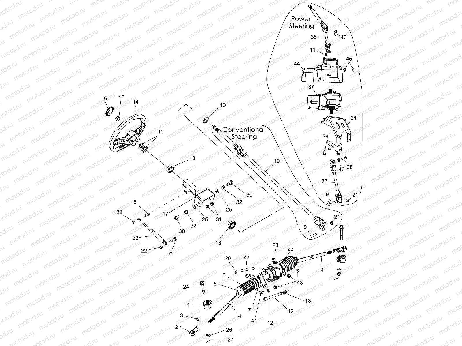 STEERING | STEERING, STEERING ASM. - Z18VHA57B2 (701273)