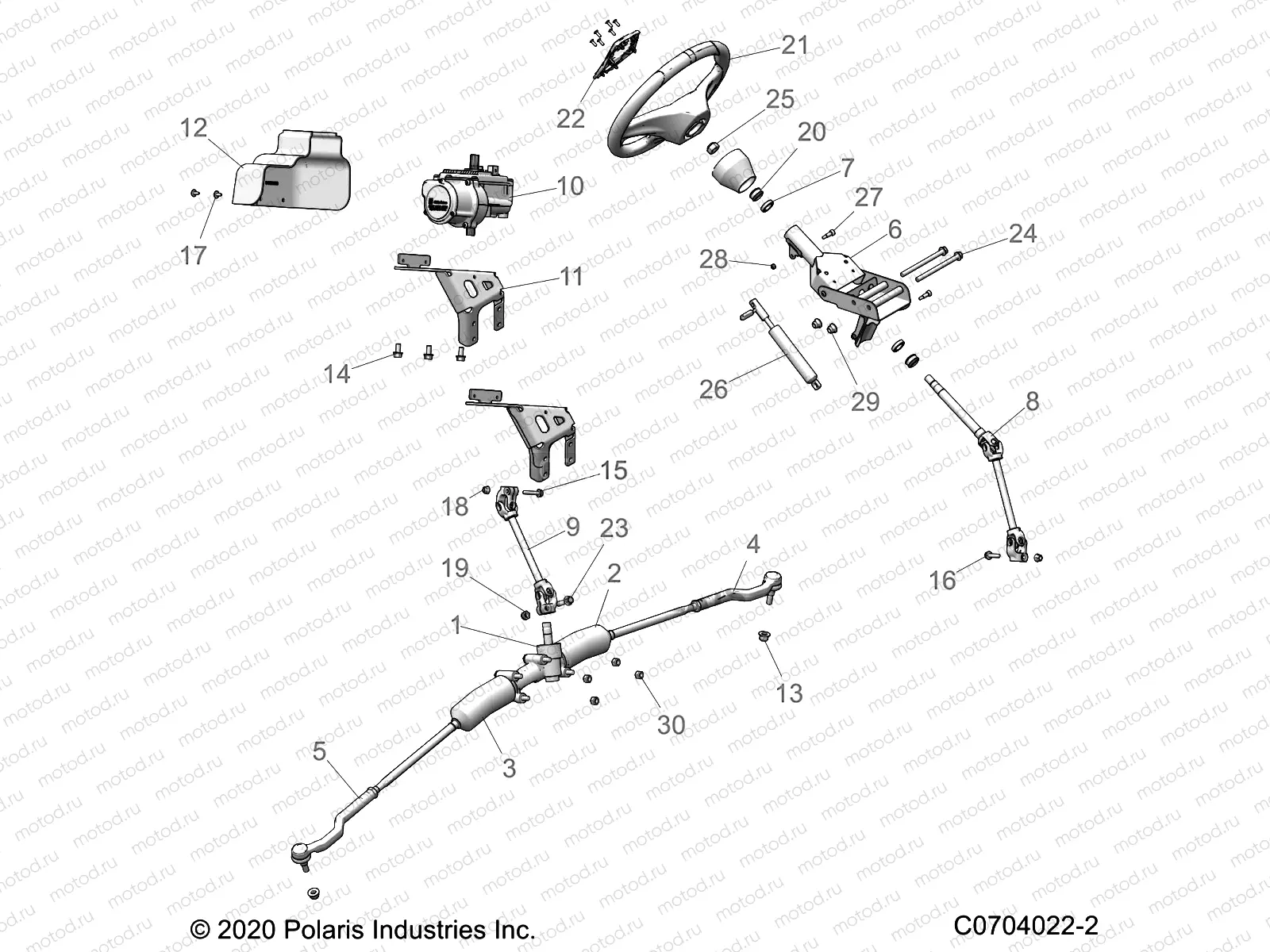 STEERING | STEERING, STEERING ASM. - Z21P4E92AE/AN/BE/BN (C0704022-2)
