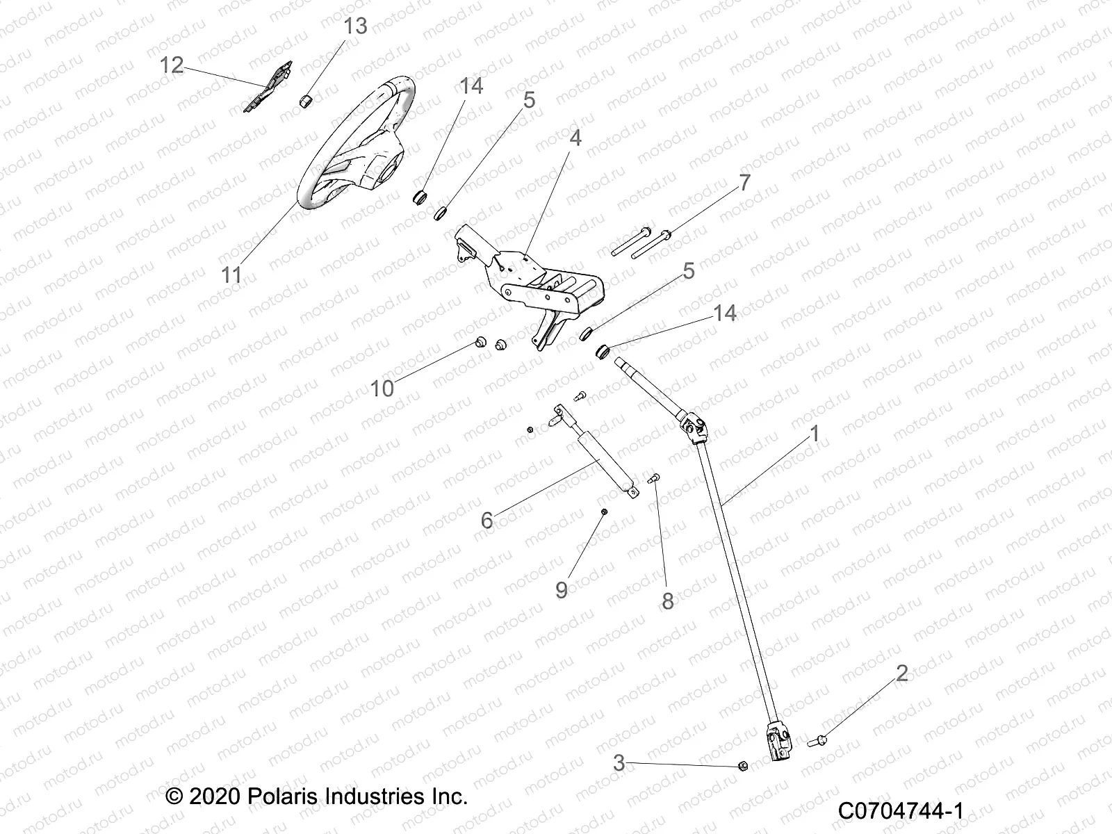 STEERING | STEERING, STEERING ASM. - Z23A5A87A2(C0704744-1)