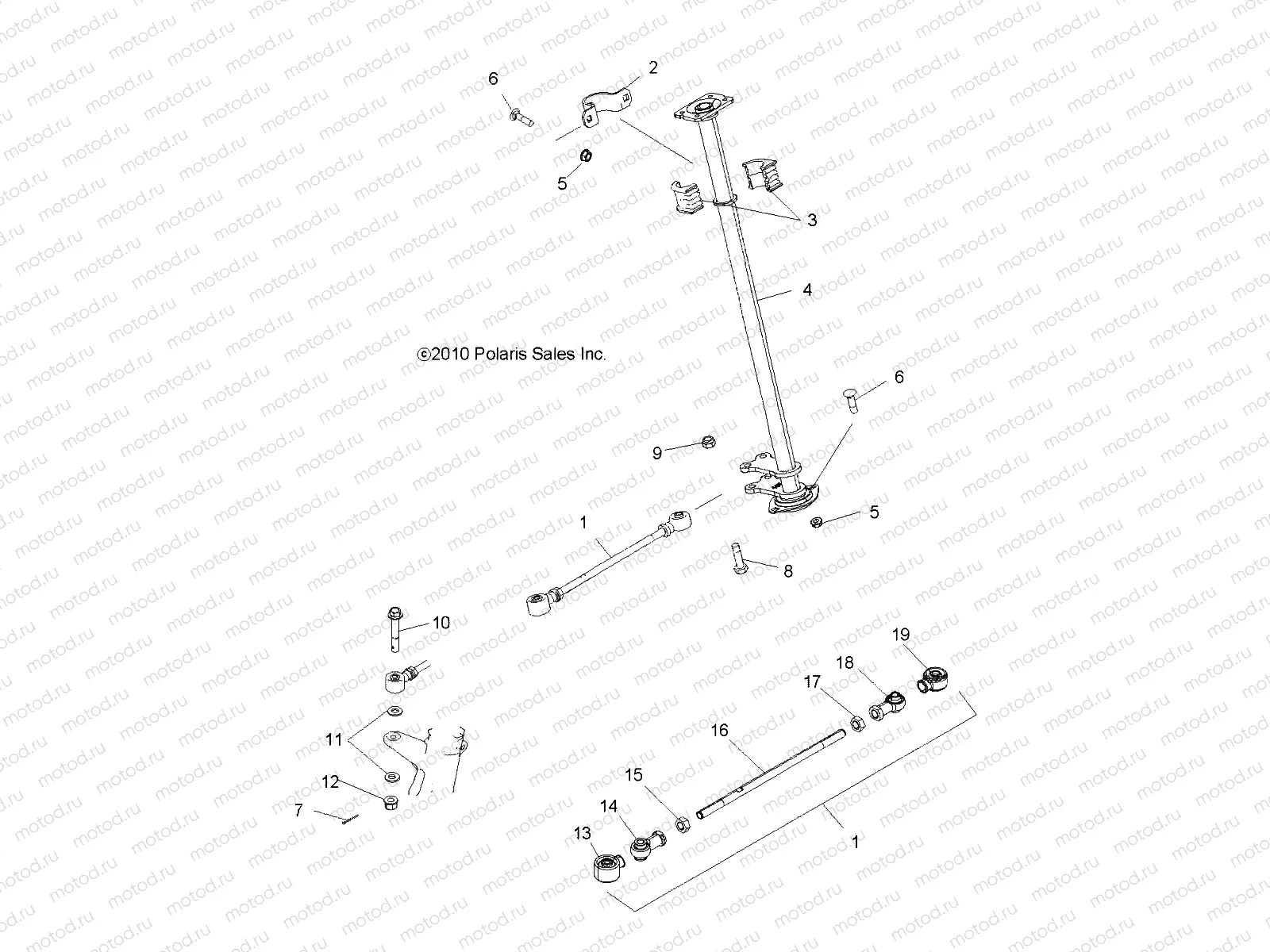 STEERING | STEERING, STEERING POST - A15SEA57AA/AC/AD/LD (49ATVSTEERING11SP500)