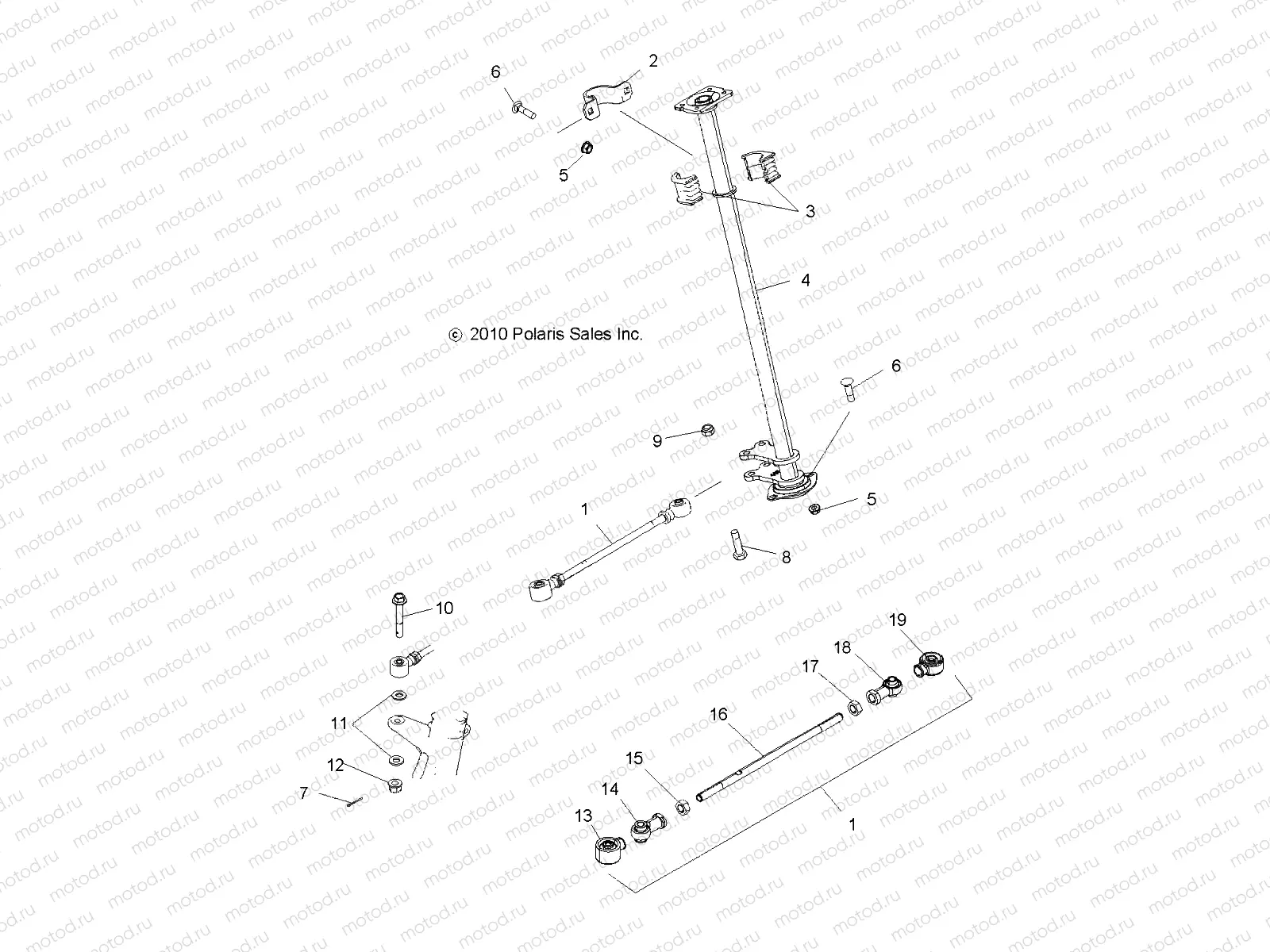 STEERING | STEERING, STEERING POST - A15SEA57HA (49ATVSTEERING11SP500)