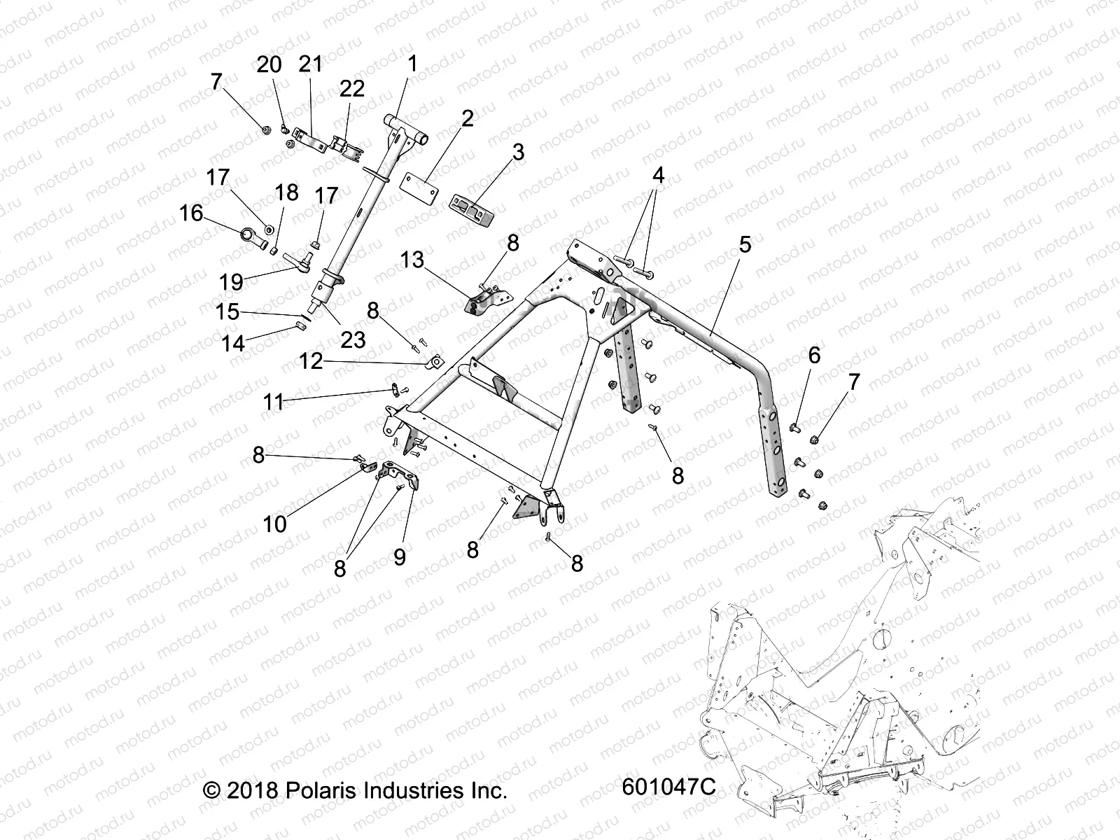 STEERING | STEERING, STEERING POST AND HOOP - S20MDX6JSA/6JEA (601047C)