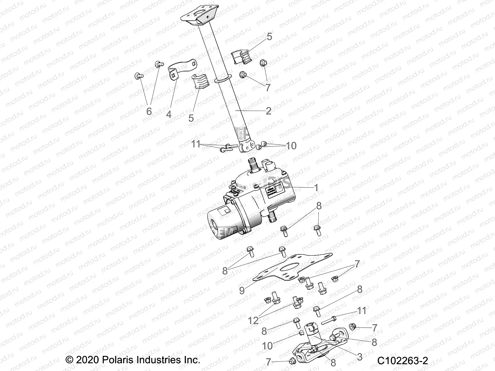 STEERING | STEERING, STEERING POST ASM. - A23SYE95PM (C102263-2)
