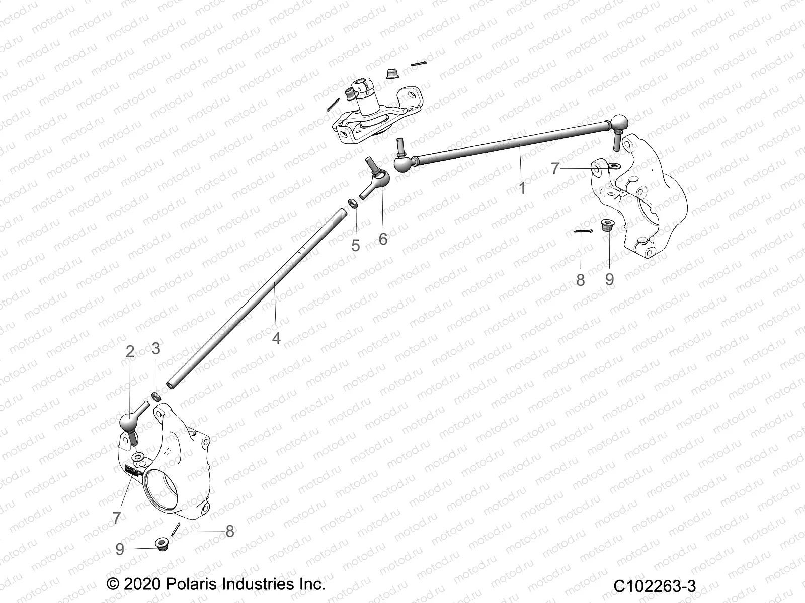 STEERING | STEERING, STEERING TIE RODS. - A21SXV95AG/CAG (C102263-3)