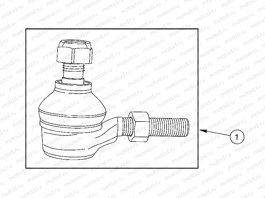 STEERING | STEERING, TIE ROD - e2/e4/e6/eS/eL/eLXD (49GEMSTEER11TIEROD)
