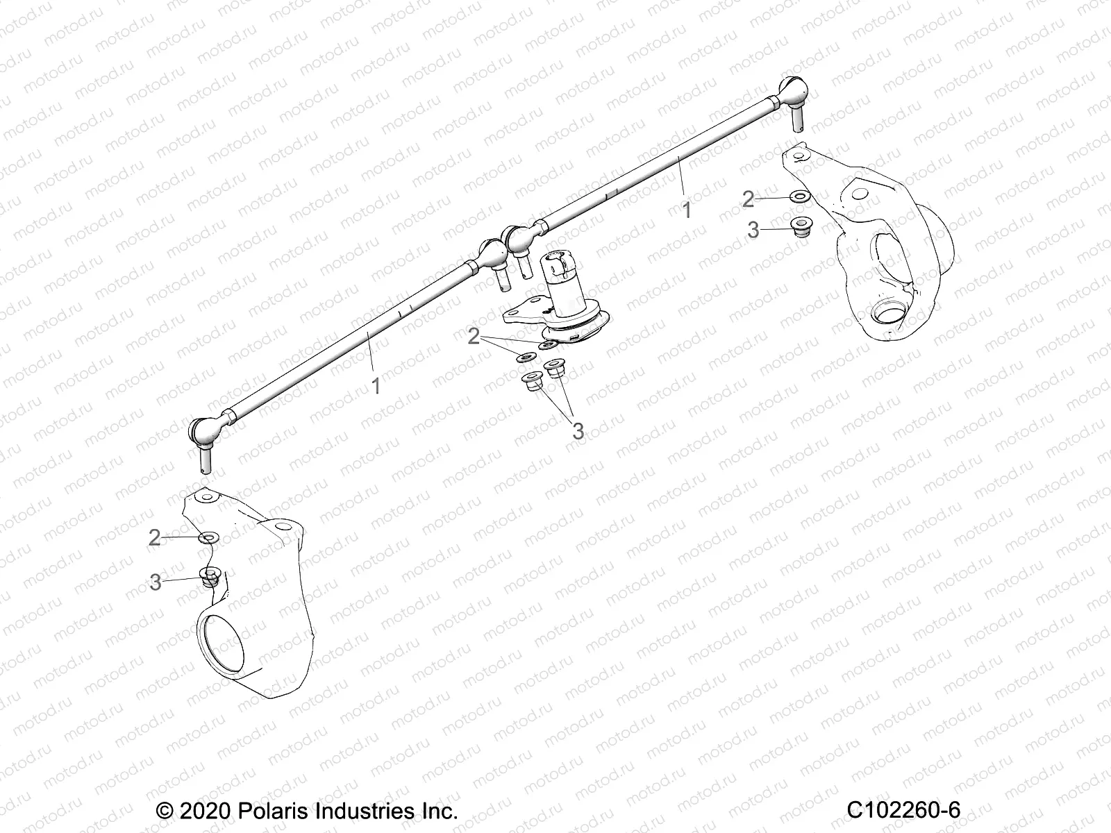 STEERING | STEERING, TIE RODS - A21SJS57CX (C102260-6)