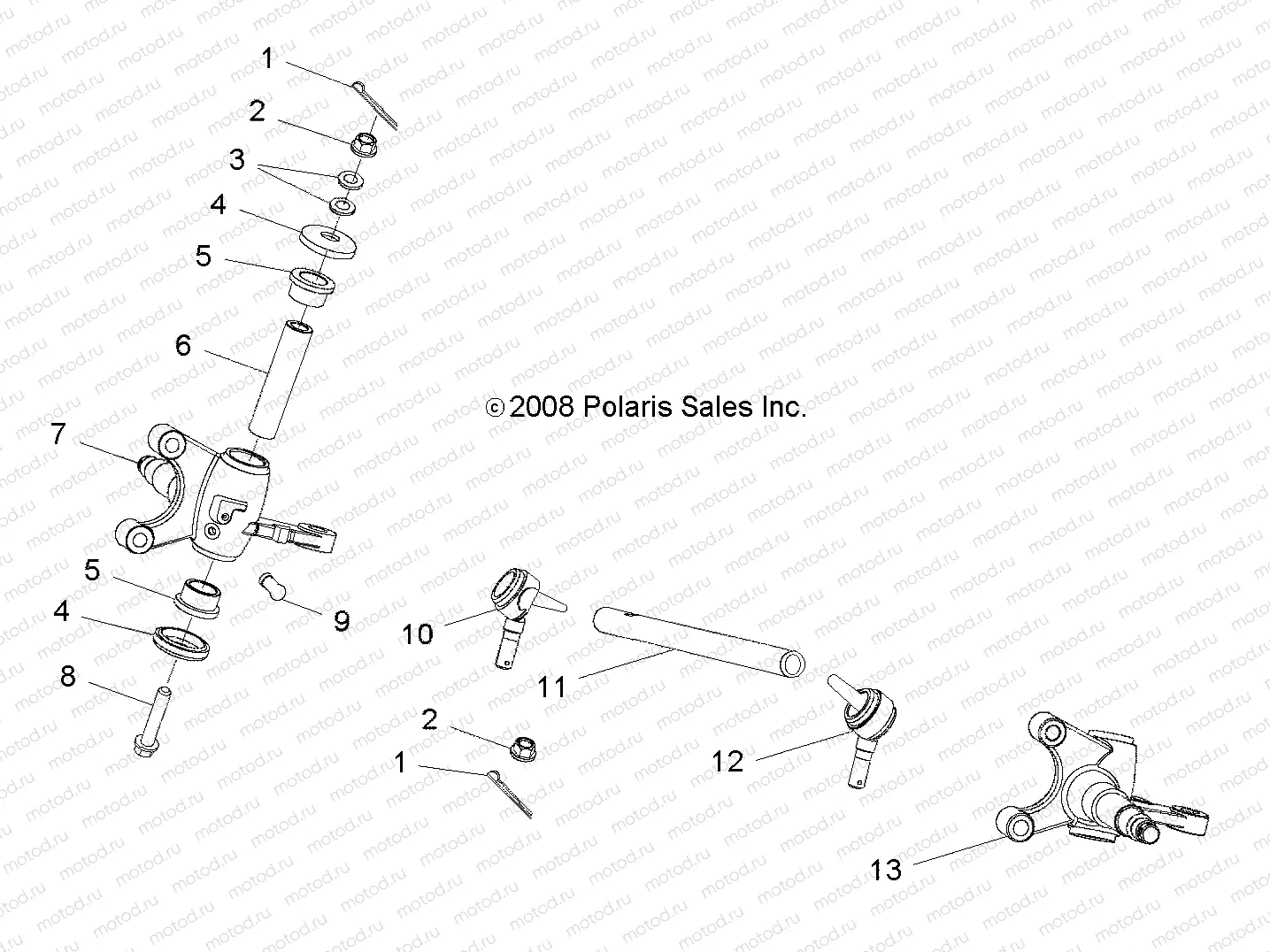 STEERING | STEERING, TIE RODS - Z17YAV17A2/A5/N2/N5 (49RGRTIEROD09RZR170)