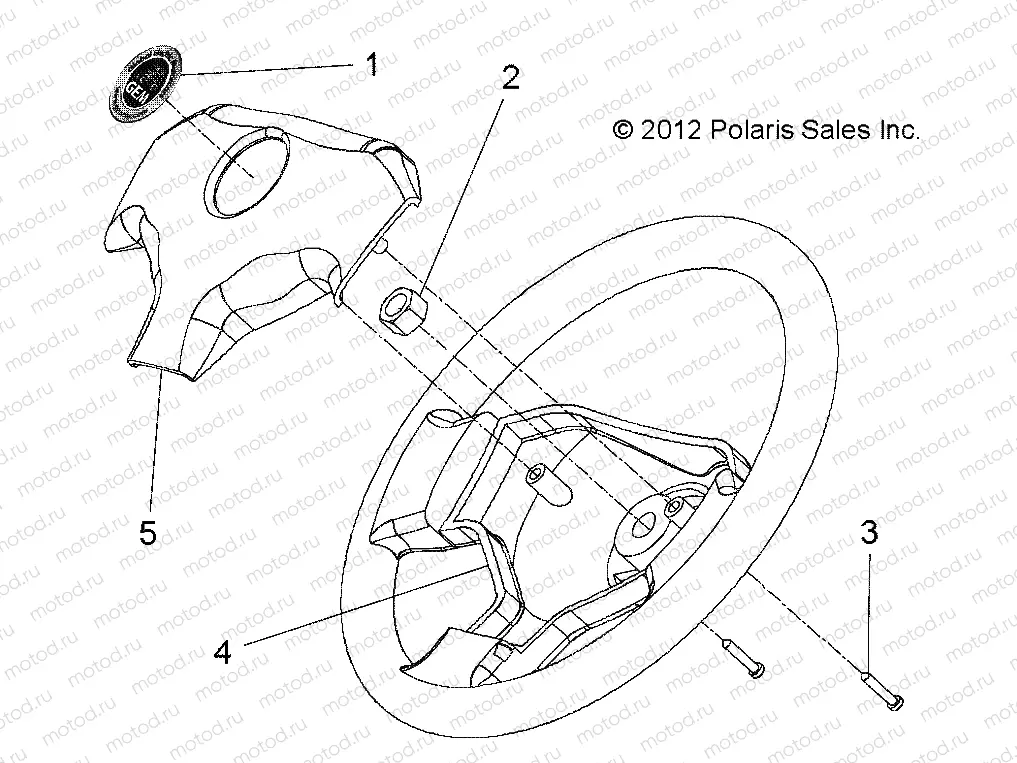 STEERING | STEERING, WHEEL - L14G2/4/6 ALL OPTIONS (49GEMSTEER11WHEELE2)
